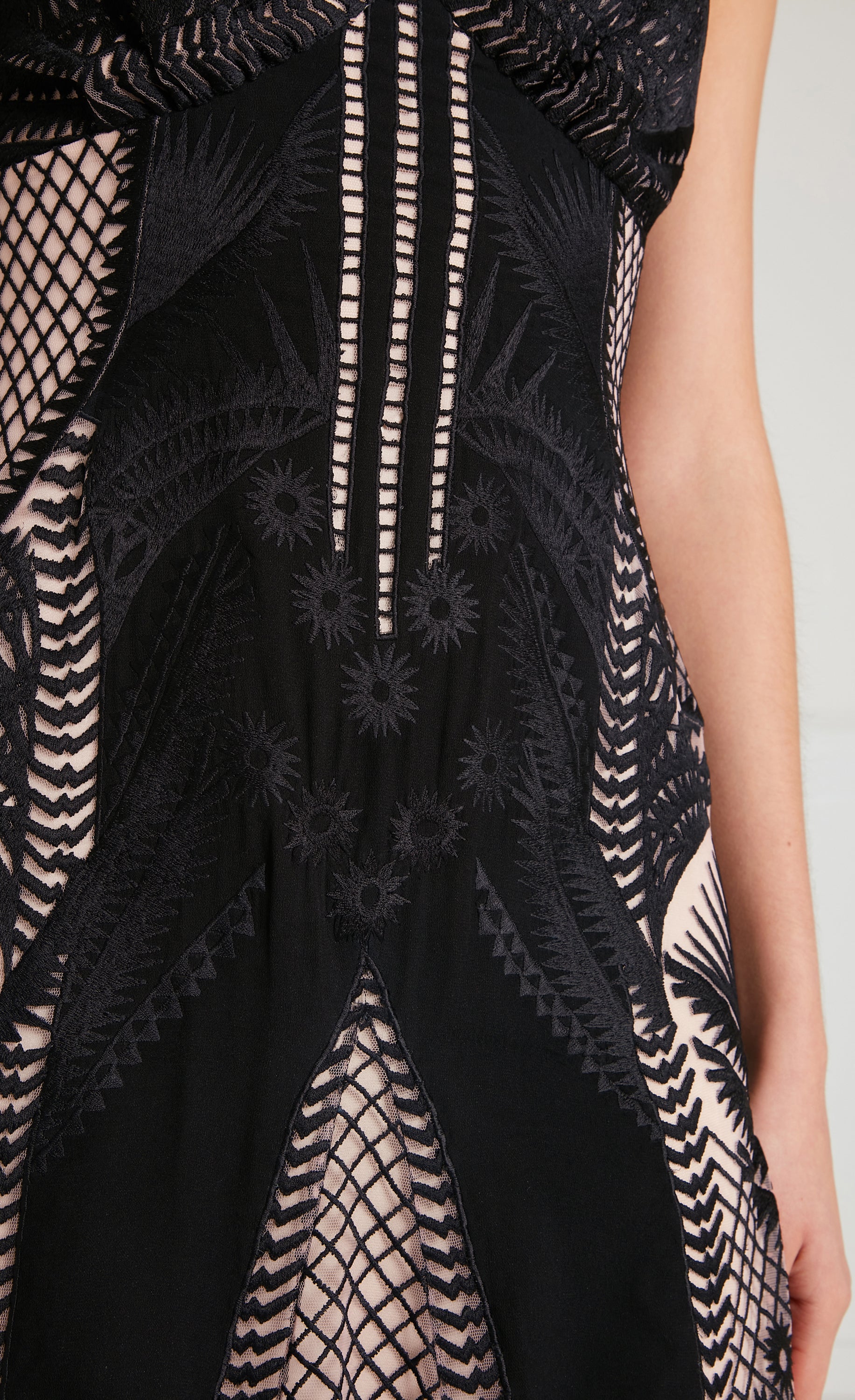 Giselle Strappy Gown - Black Mix - Image 6