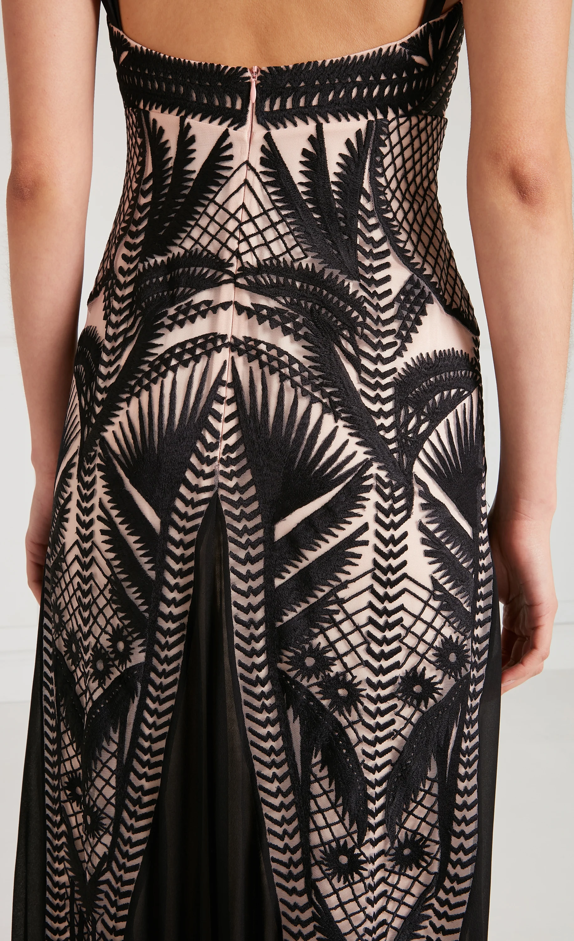 Giselle Strappy Gown - Black Mix - Image 7