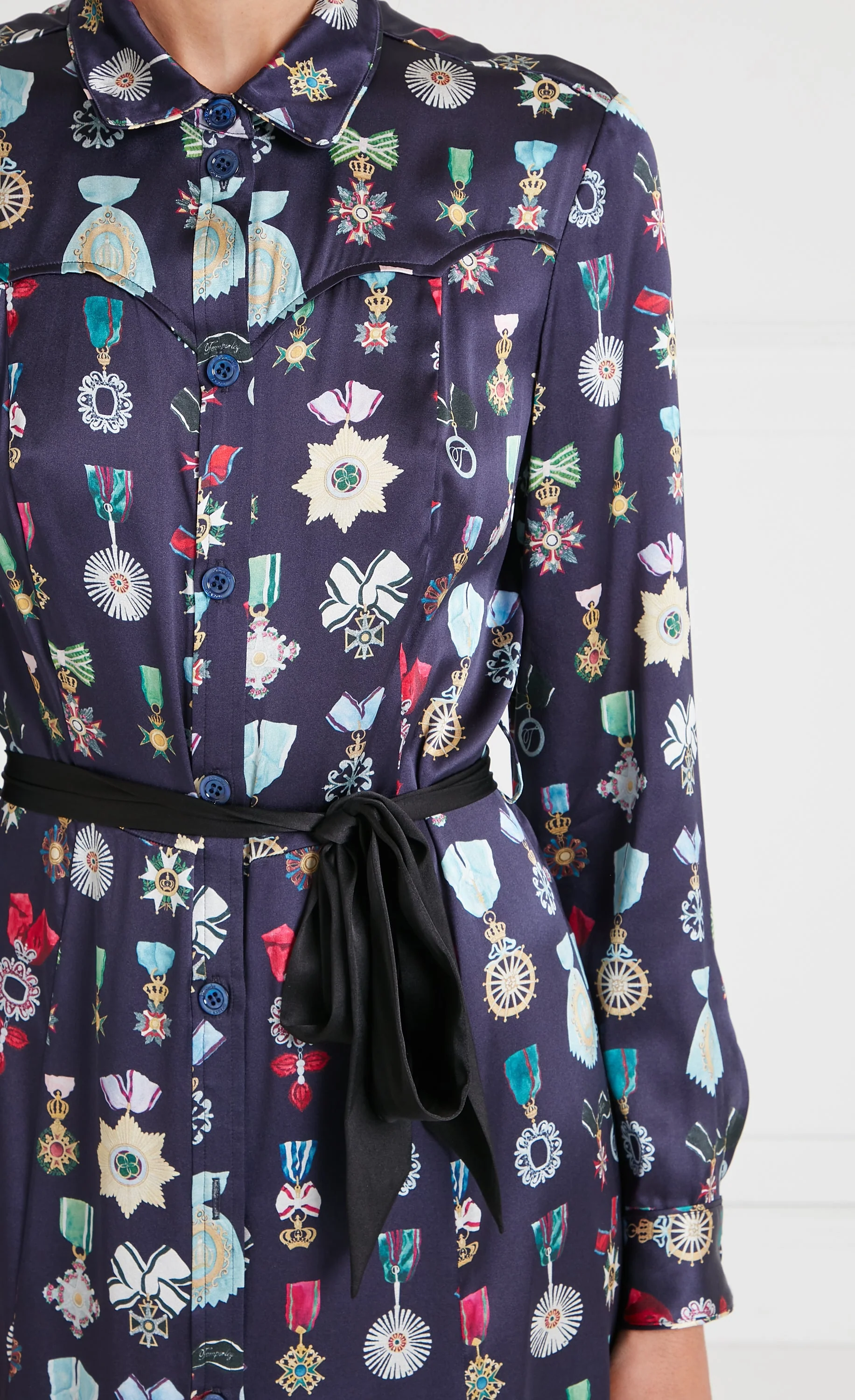 Gloriette Shirt Dress - Harbour Blue - Image 5