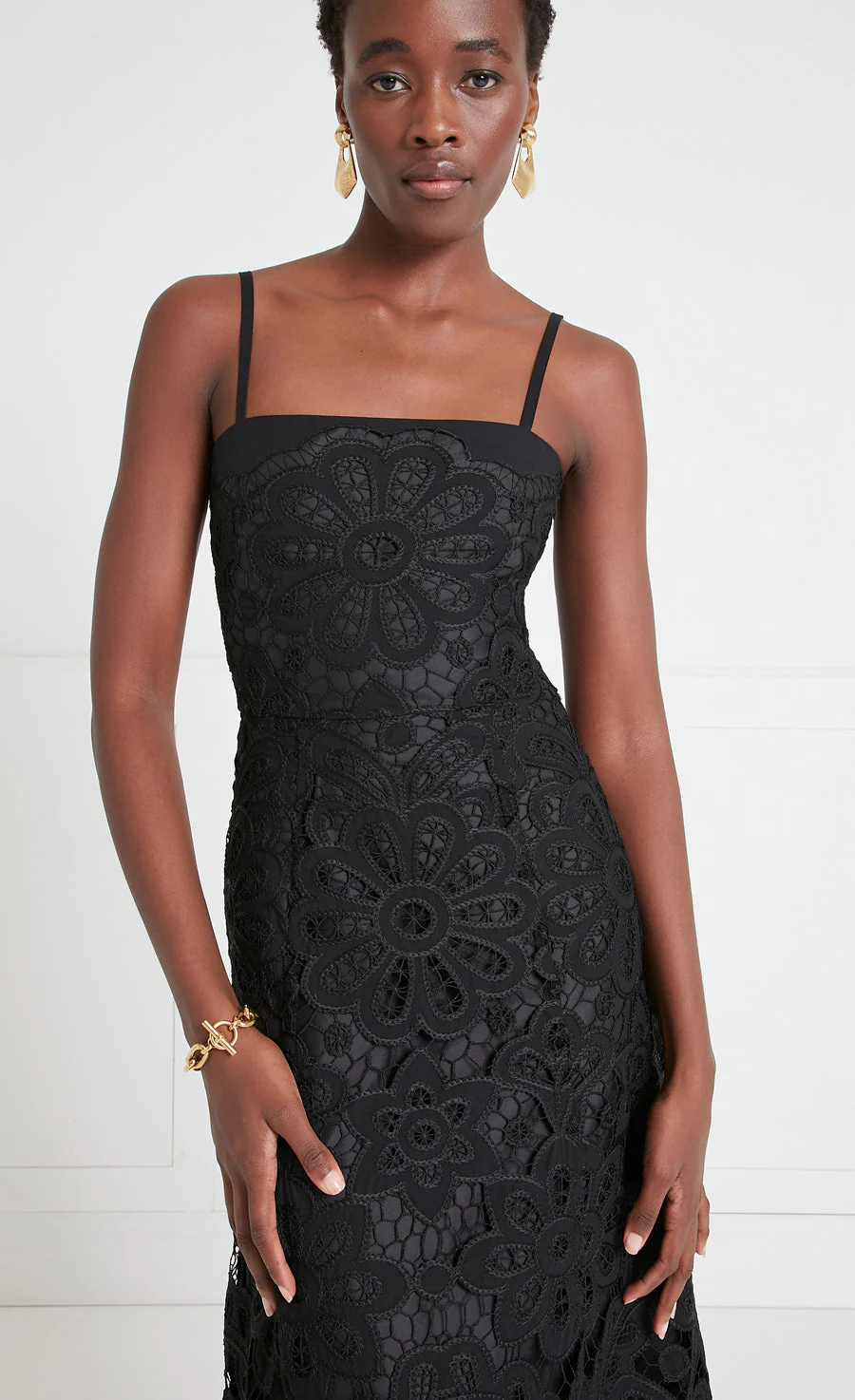 Guinevere Strappy Dress - Black - Image 5