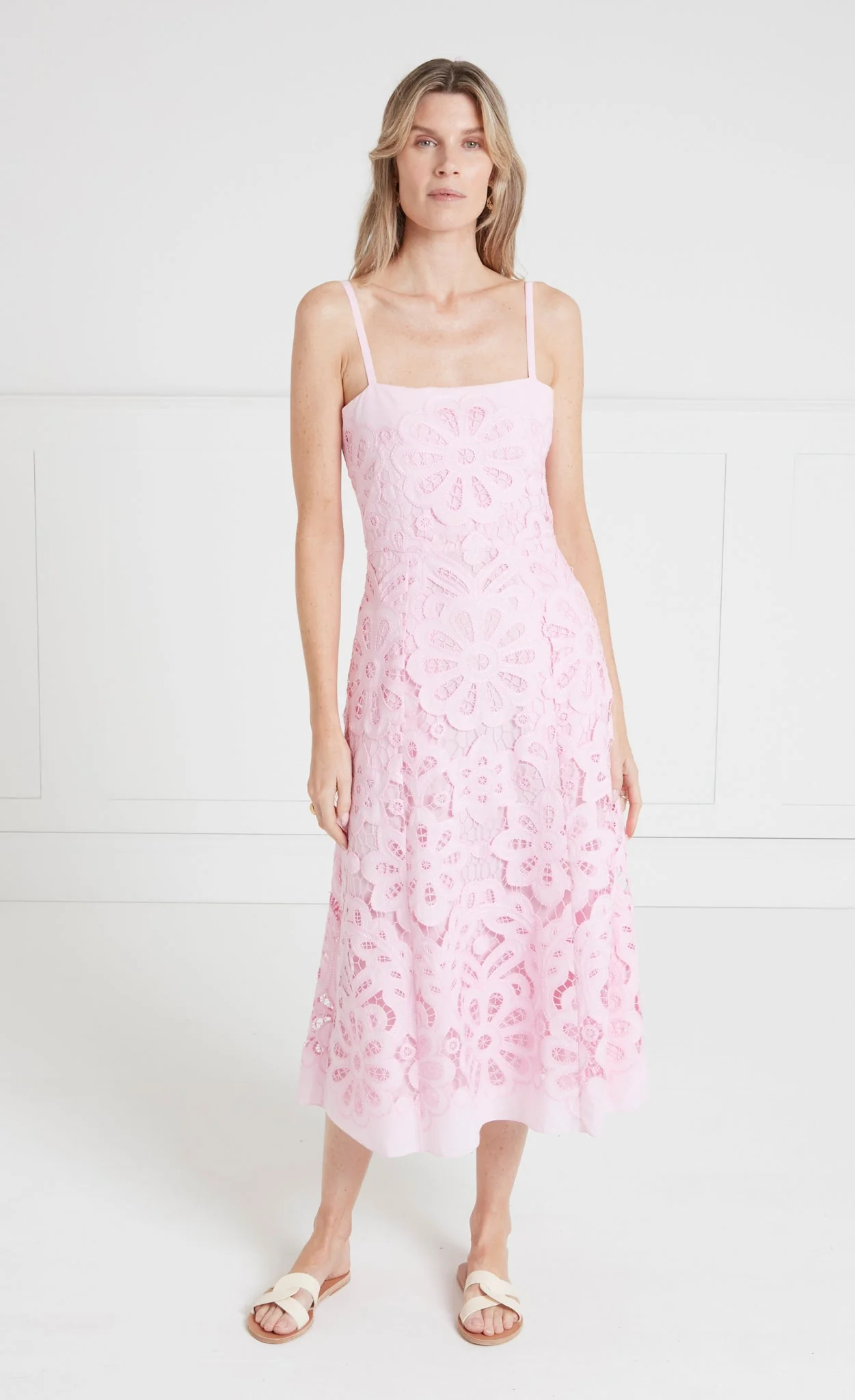 Guinevere Strappy Dress - Pink - Image 2
