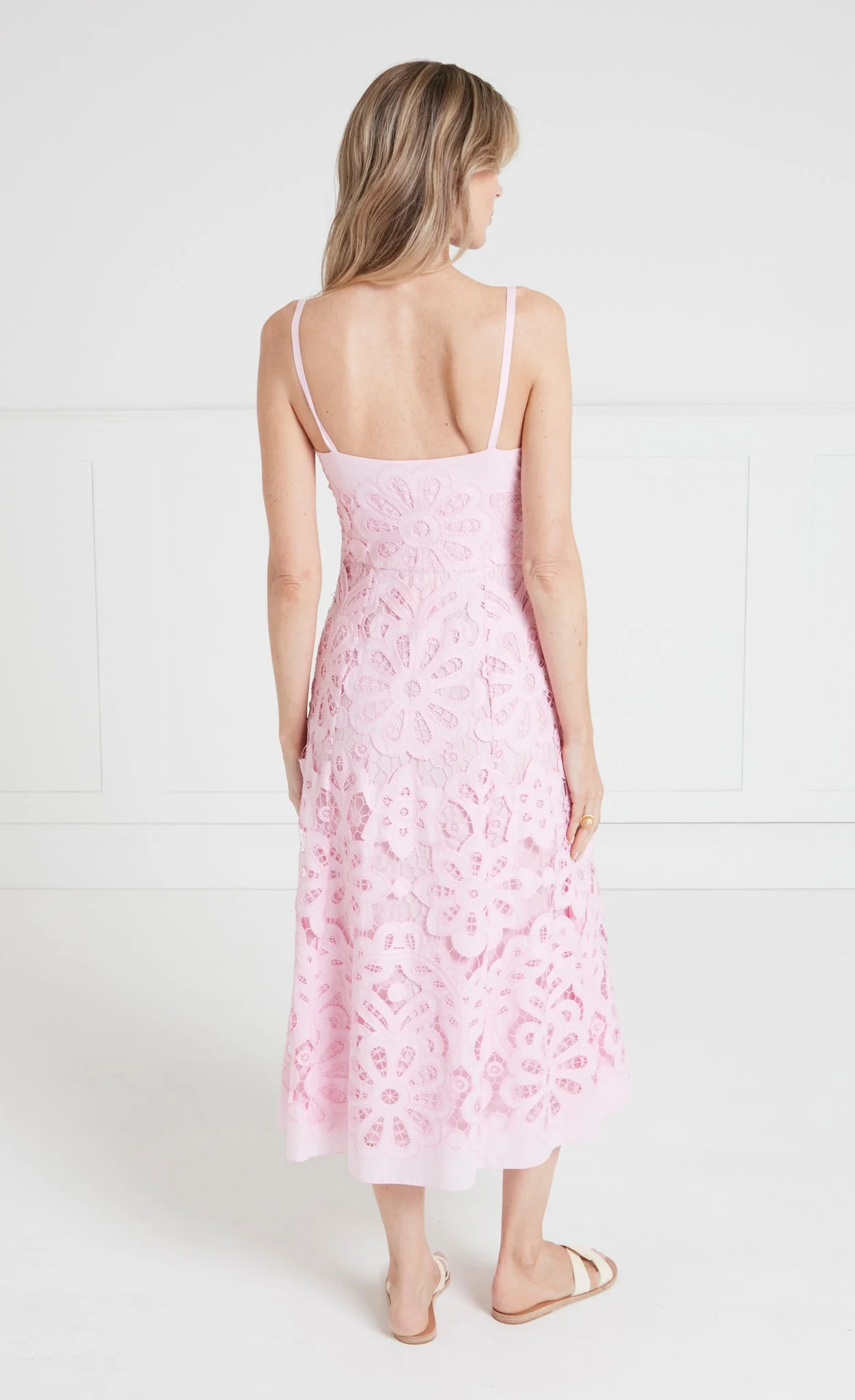 Guinevere Strappy Dress - Pink - Image 4
