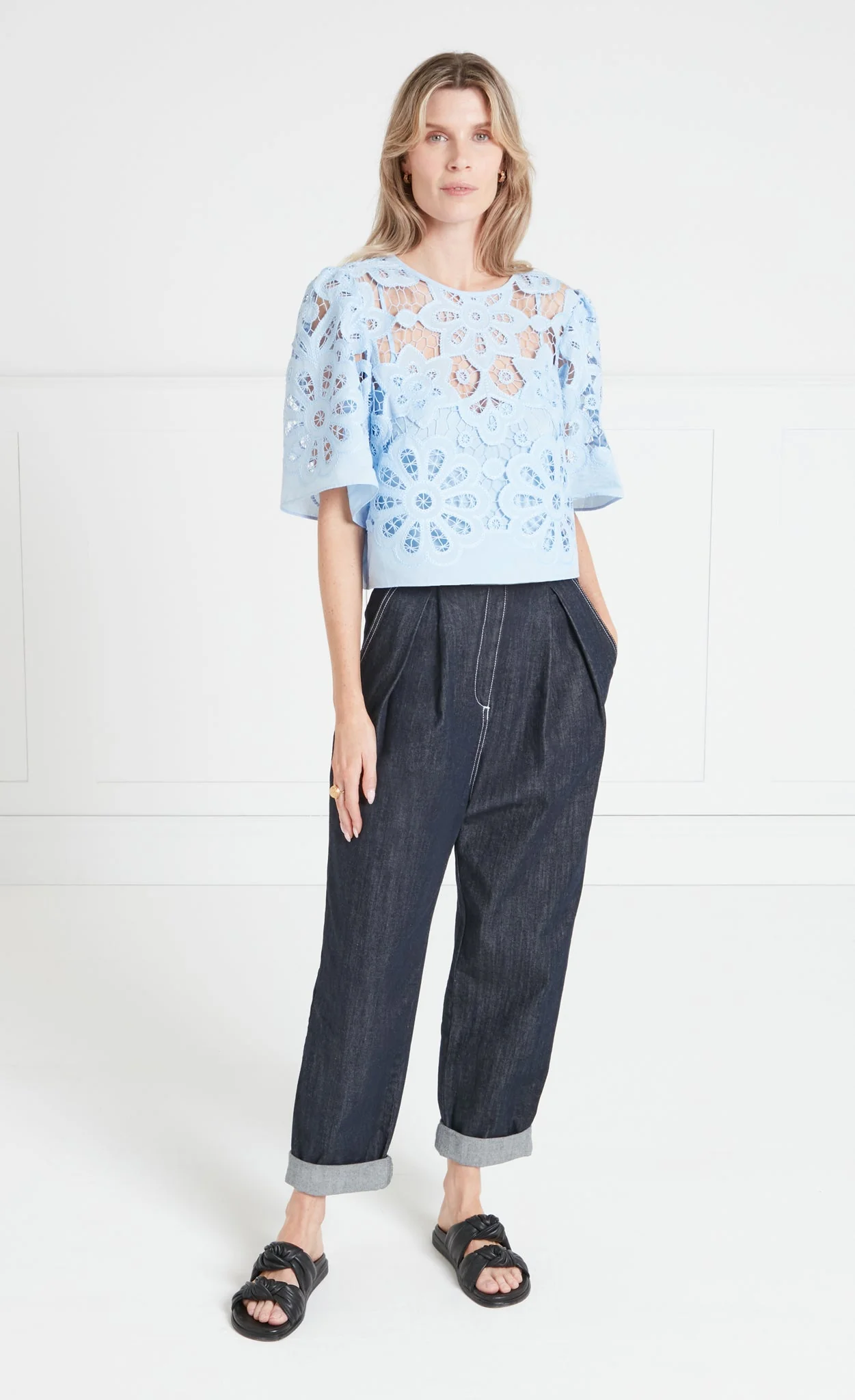 Guinevere Top - Blue - Image 5
