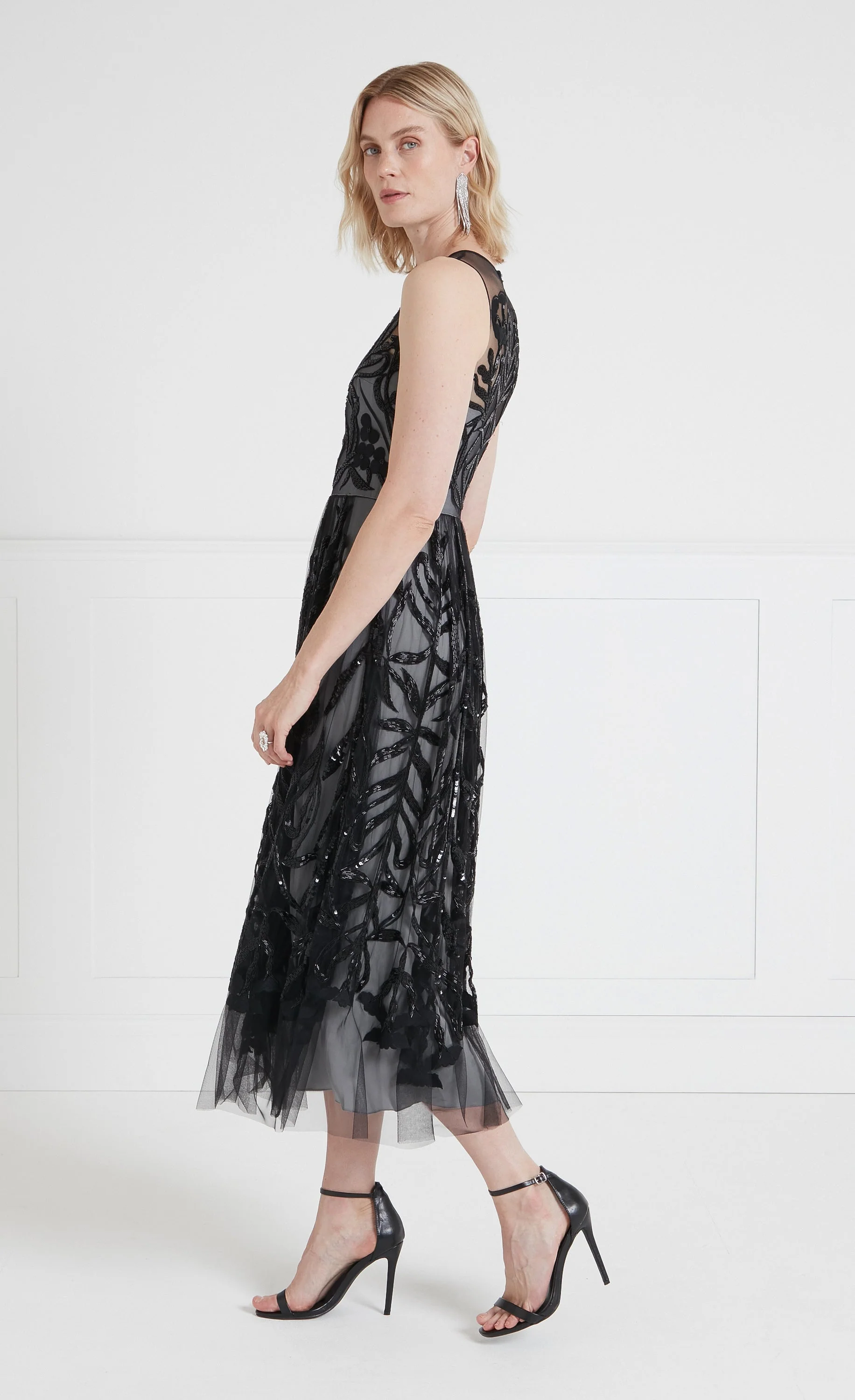 Inez Cocktail Dress - Black - Image 3