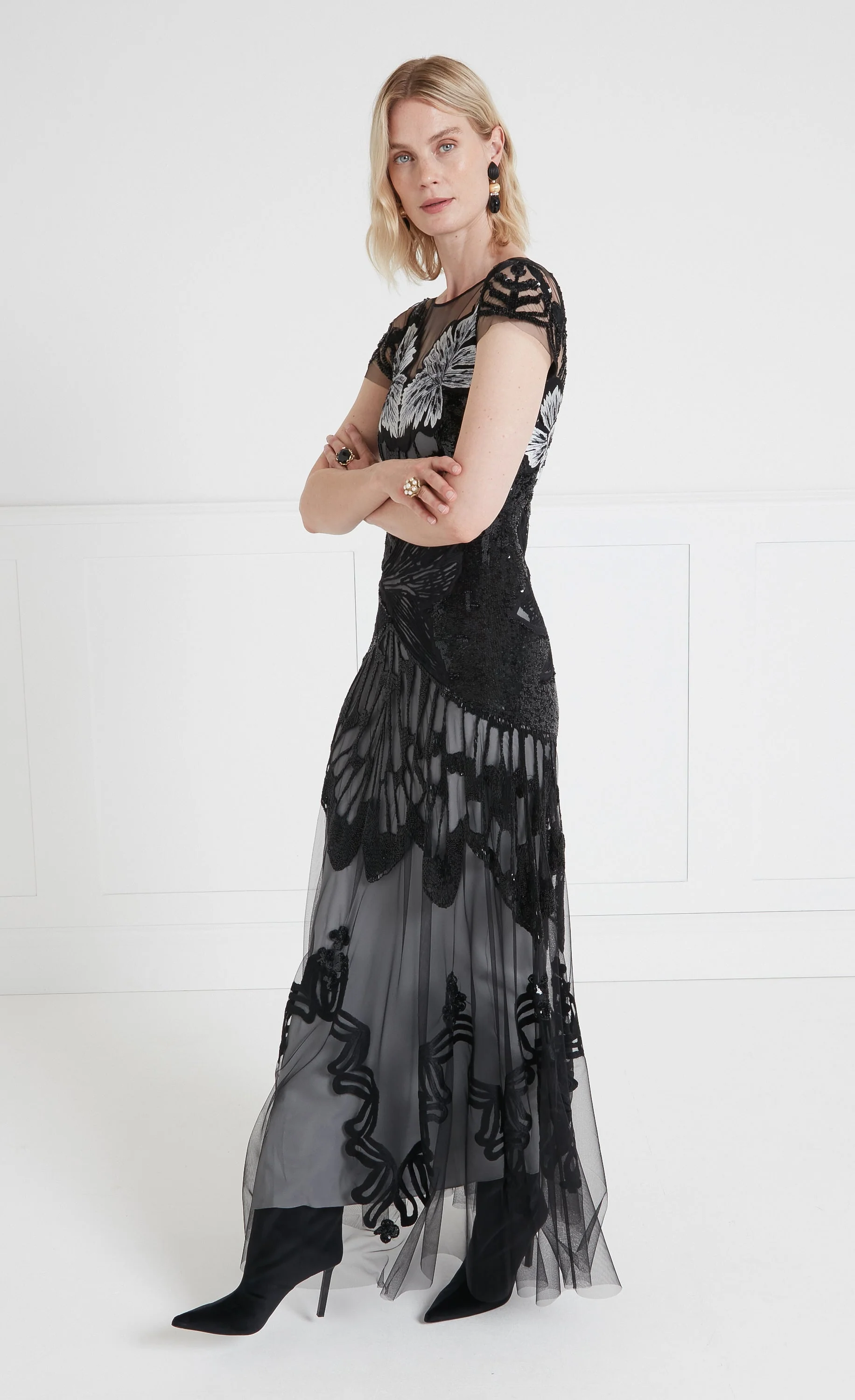 Inez Dress - Black - Image 3