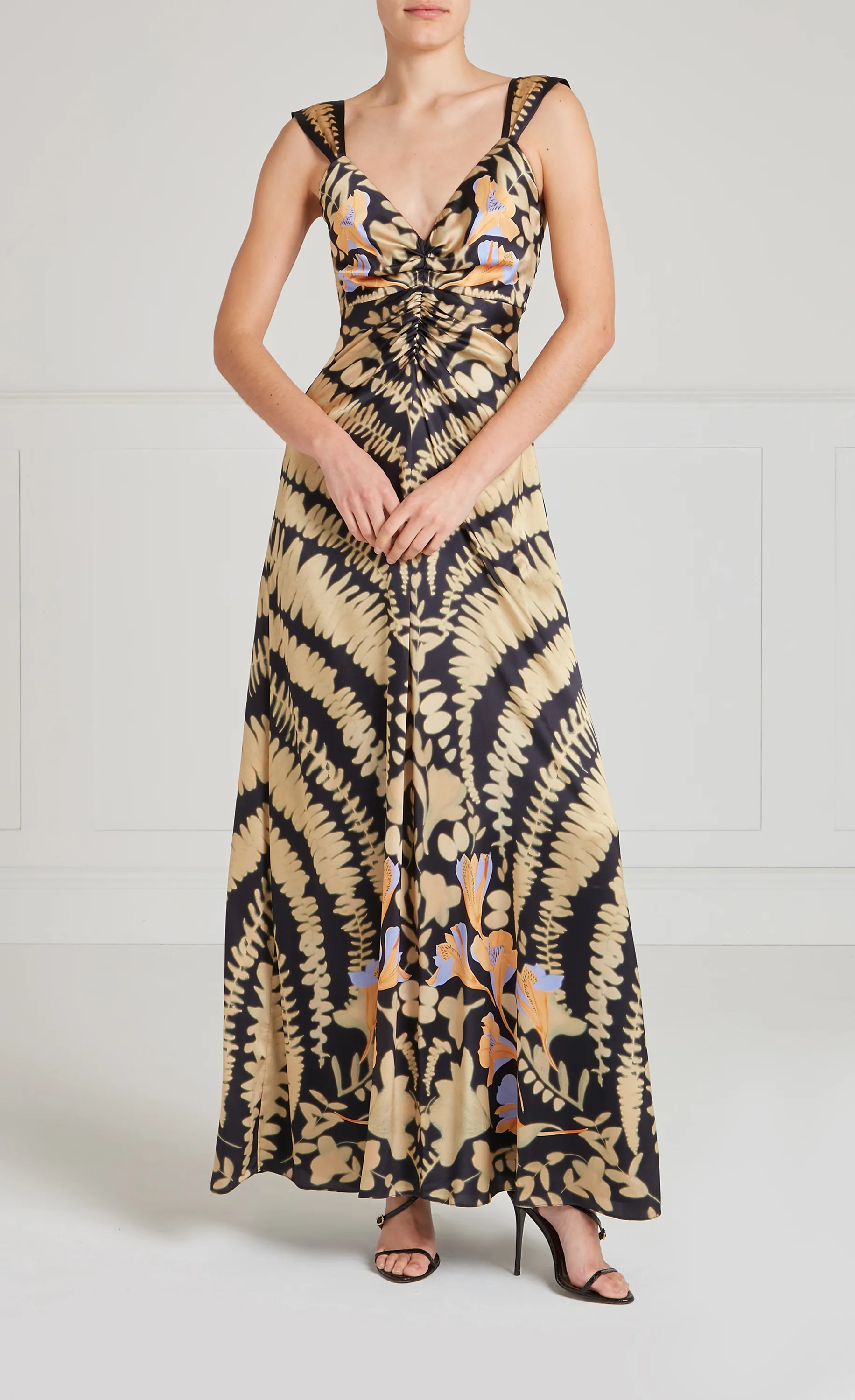 Ivy Strappy Gown - Black - Image 2