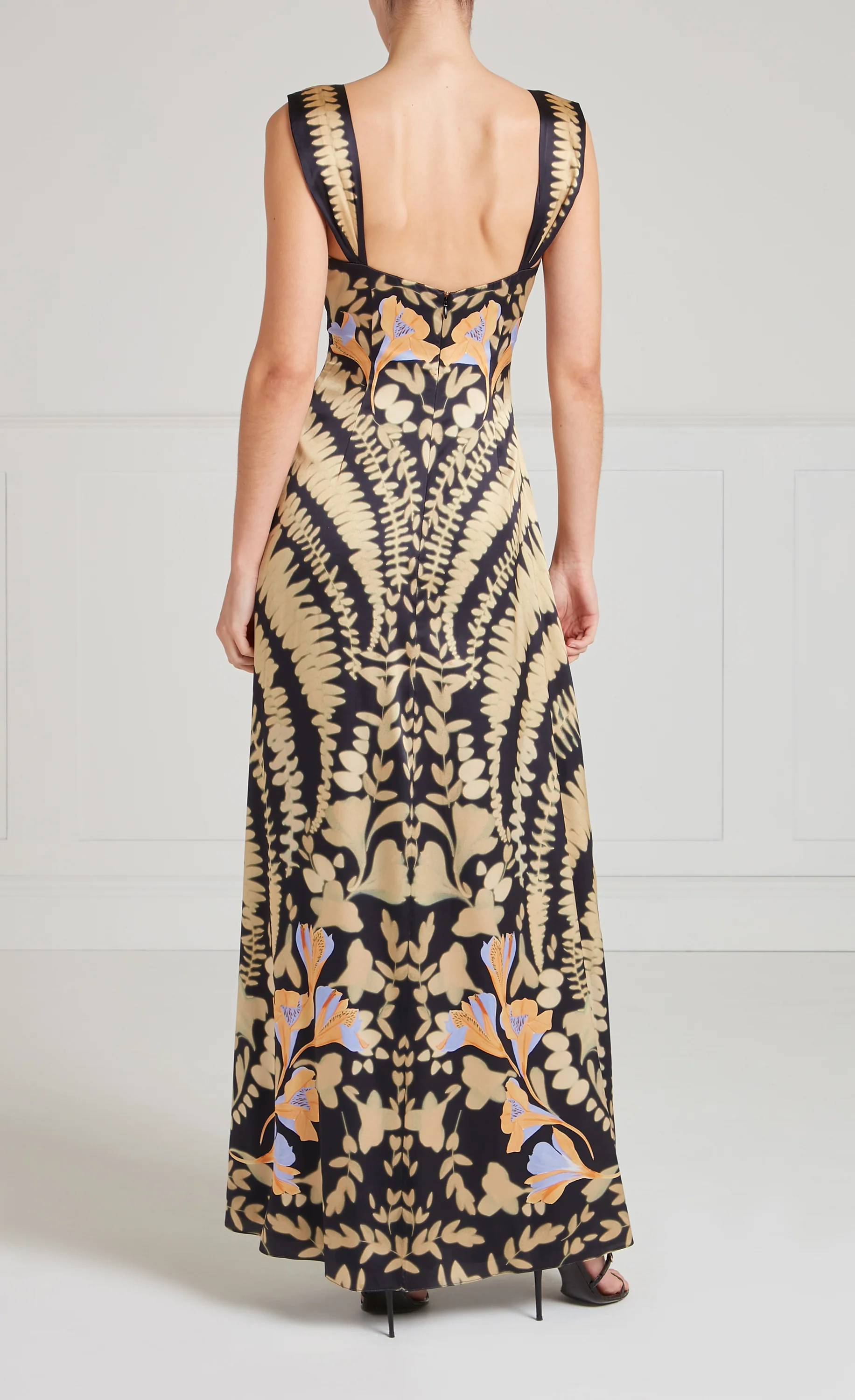 Ivy Strappy Gown - Black - Image 5