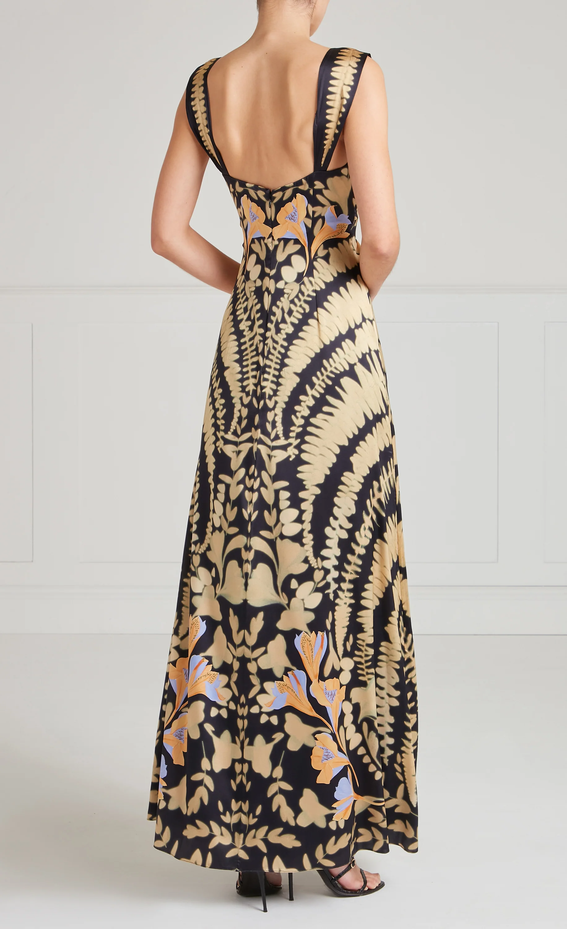Ivy Strappy Gown - Black - Image 6