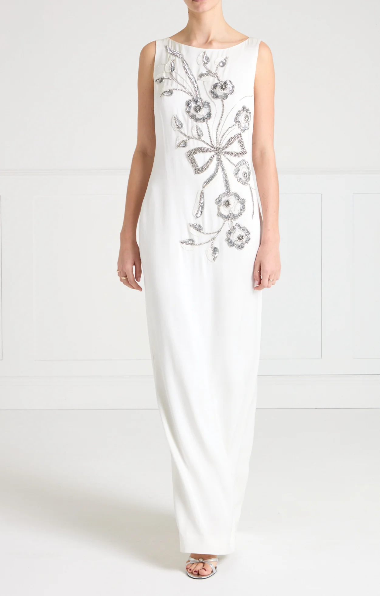 Lana Long Dress - Ivory - Image 2