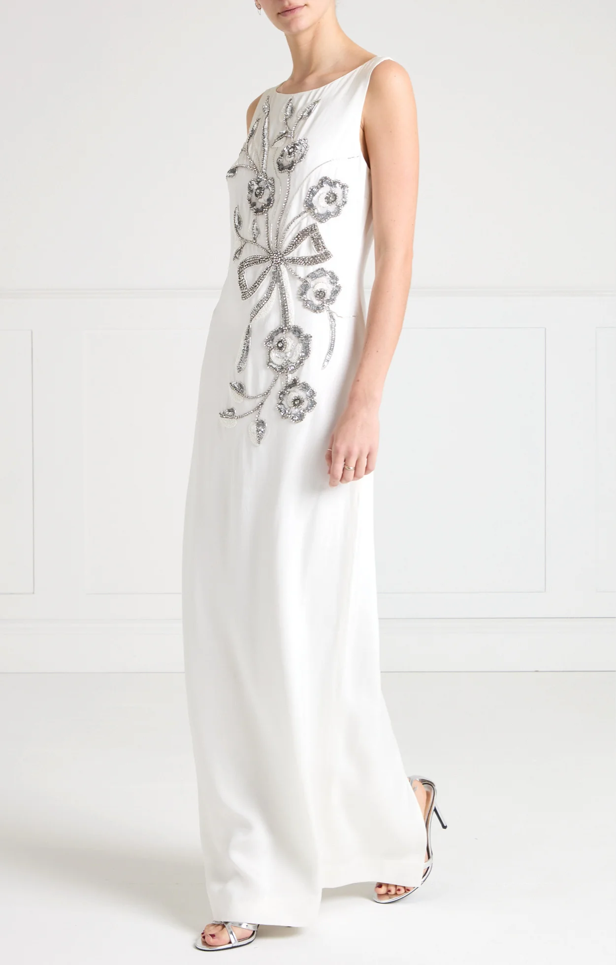 Lana Long Dress - Ivory - Image 3