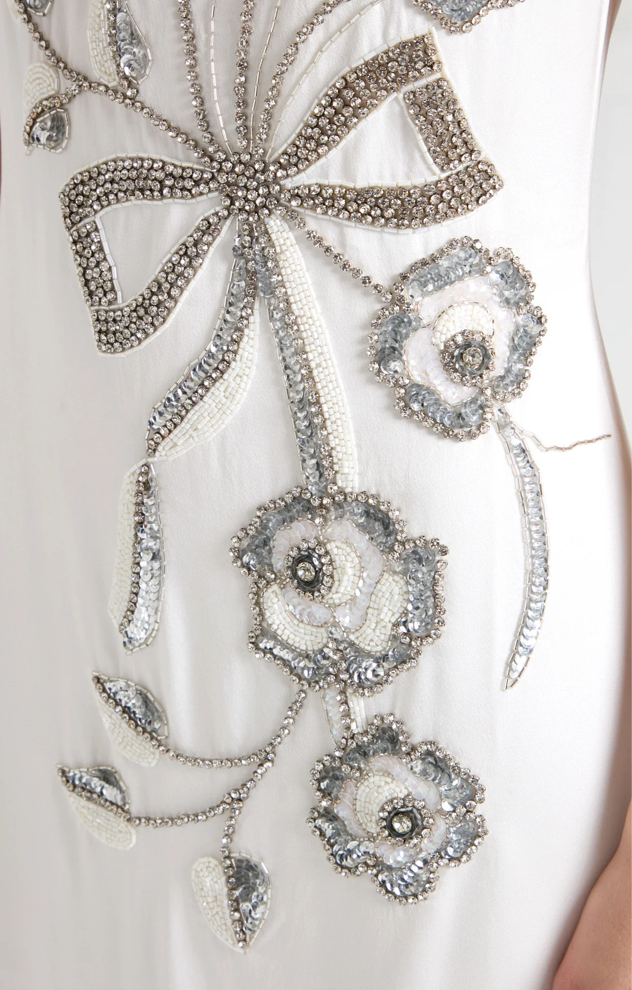 Lana Long Dress - Ivory - Image 8