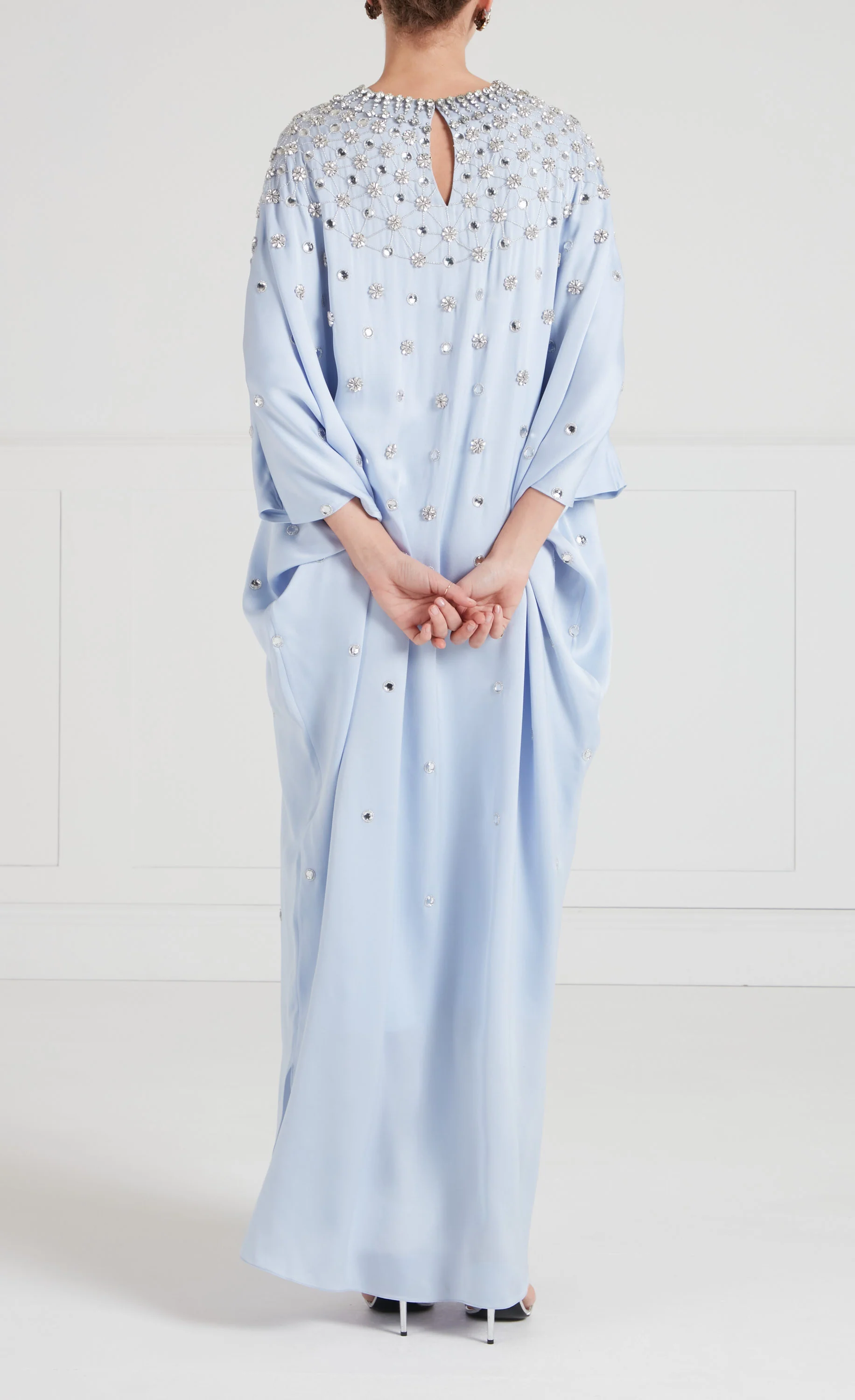 Layla Gown - Pale Blue & Silver - Image 3