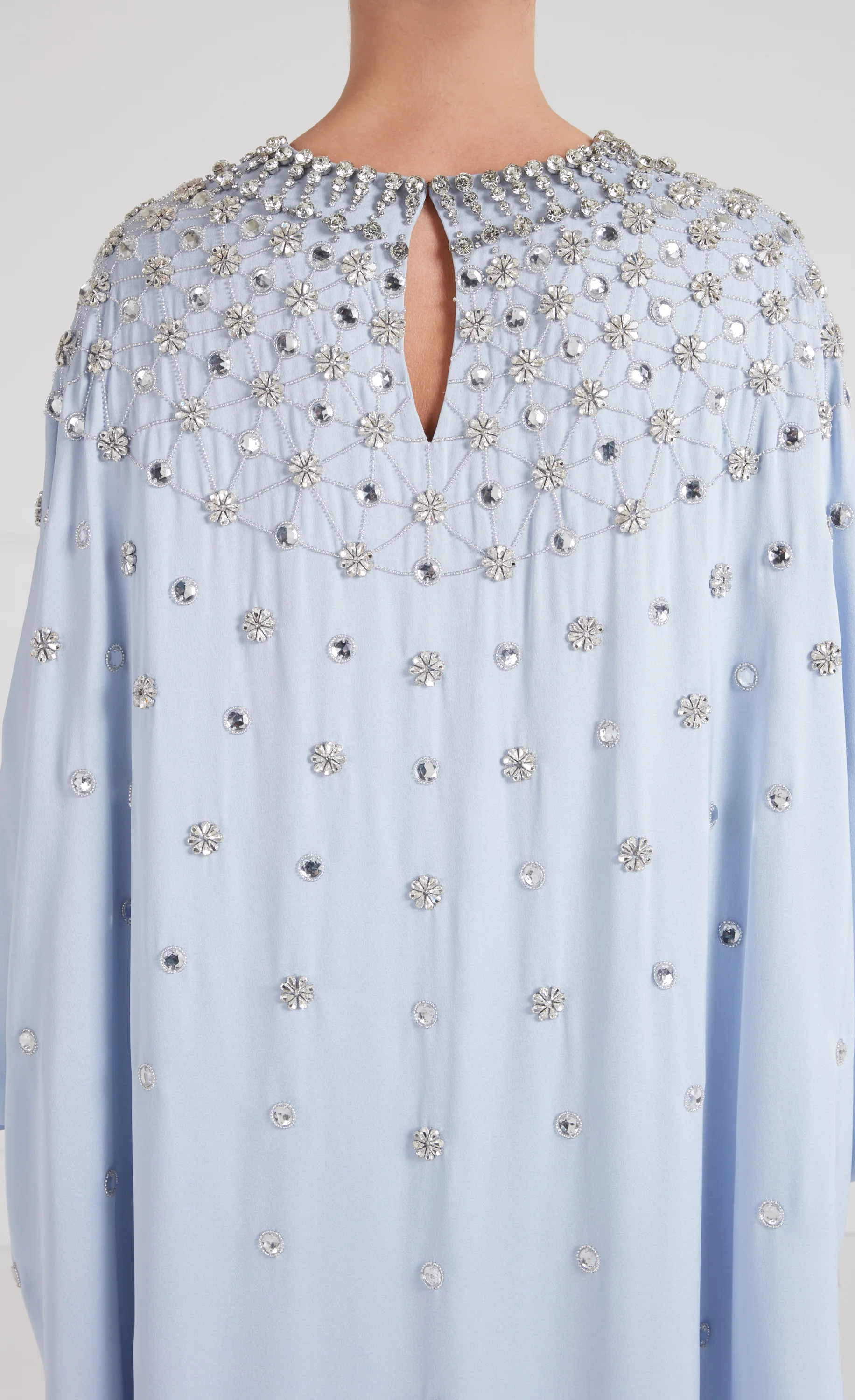 Layla Gown - Pale Blue & Silver - Image 5