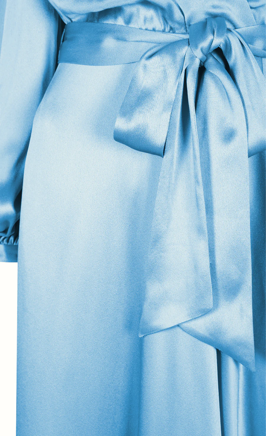 Lee Wrap Dress - Cornflower - Image 6