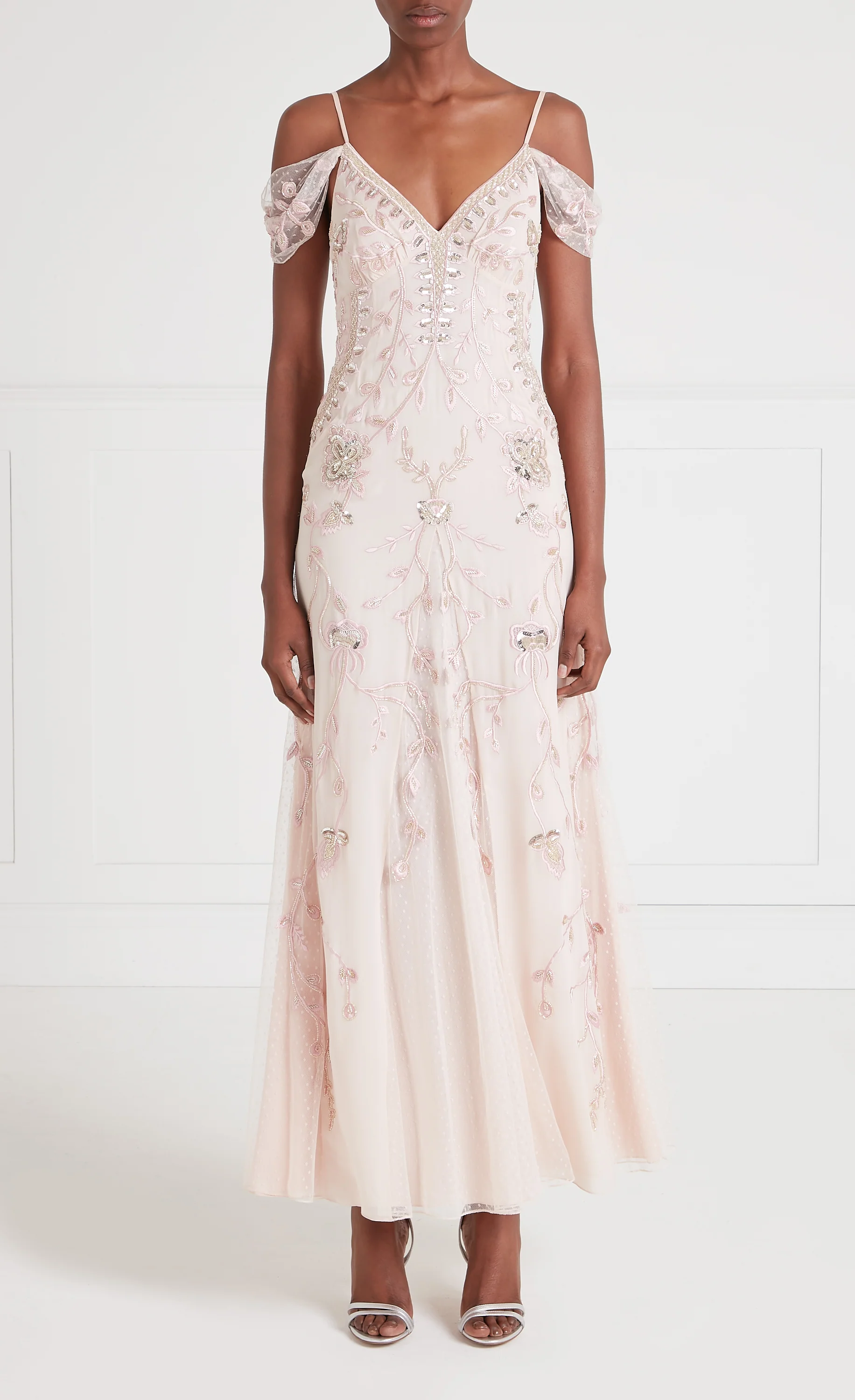 Lilly Strappy Gown - Blush - Image 2
