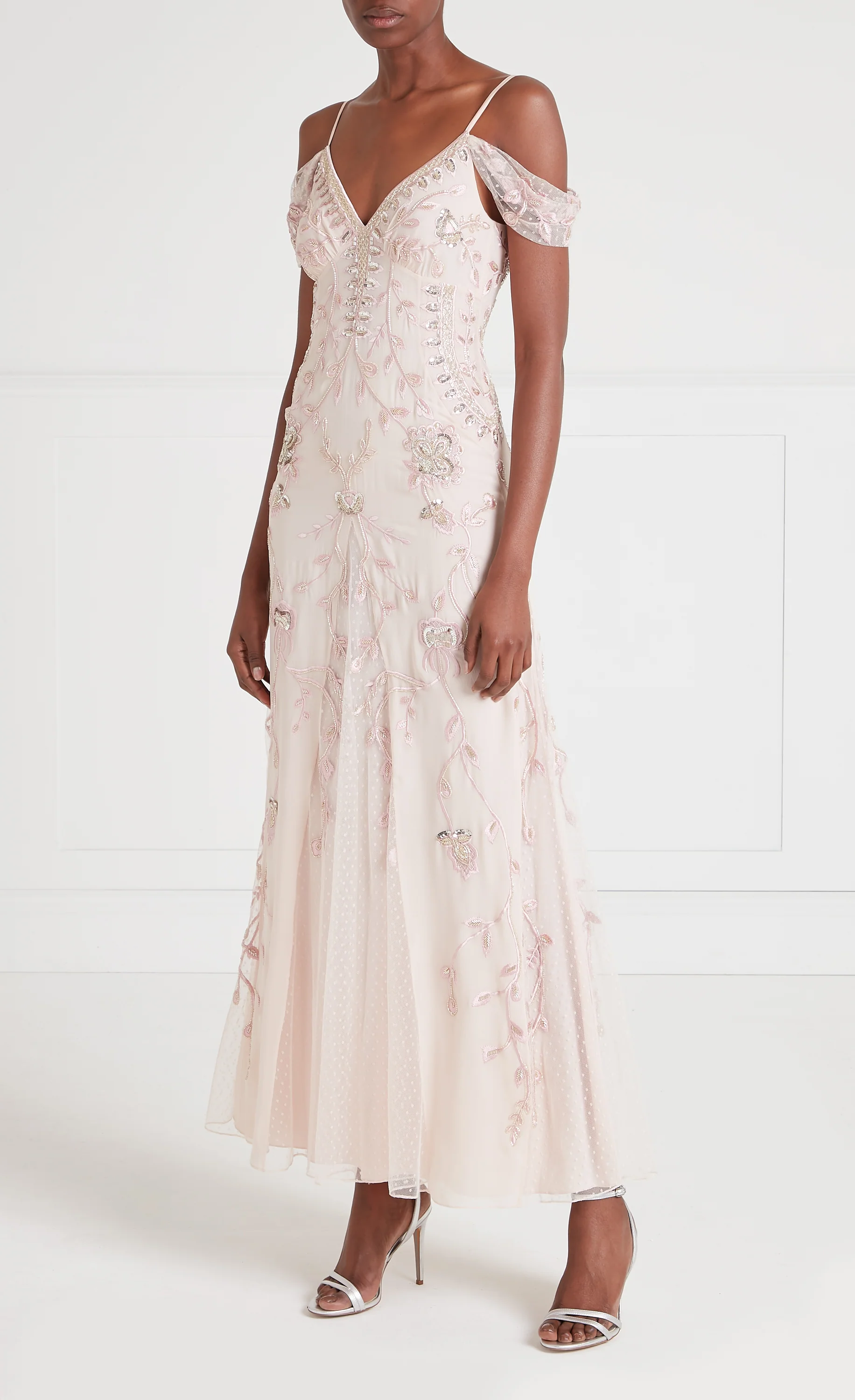 Lilly Strappy Gown - Blush - Image 3