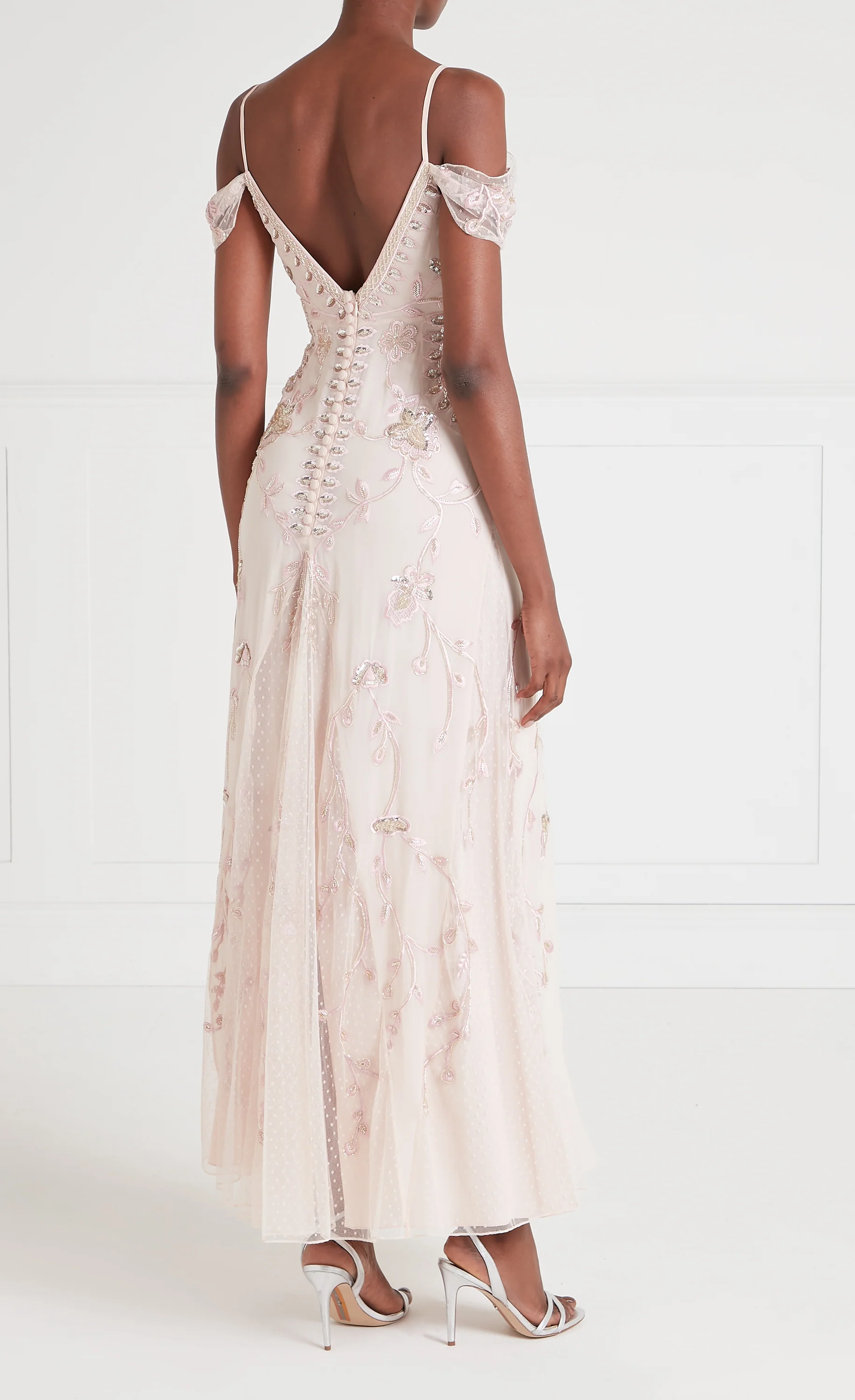 Lilly Strappy Gown - Blush - Image 4