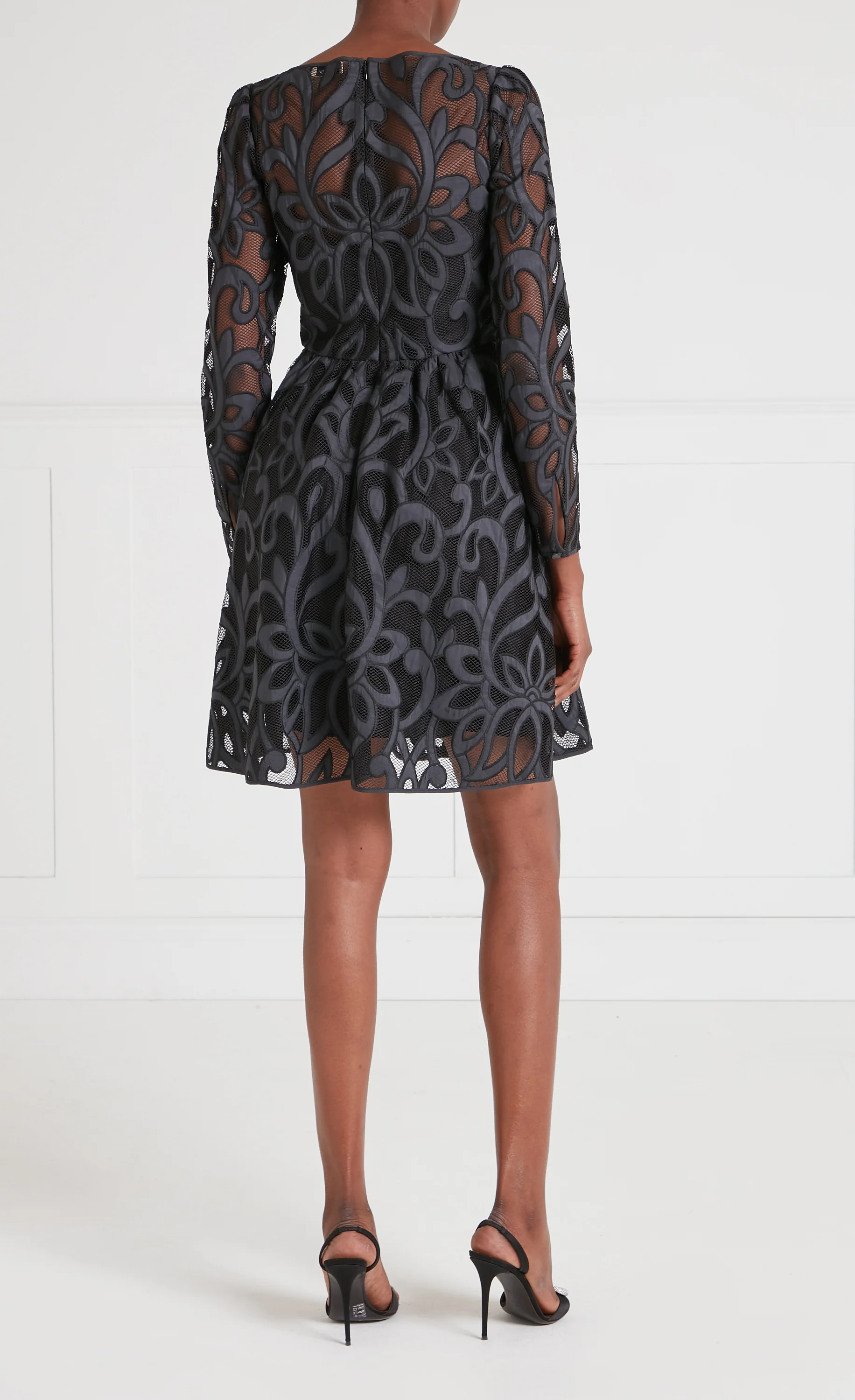 Louis Mini Dress - Black - Image 4
