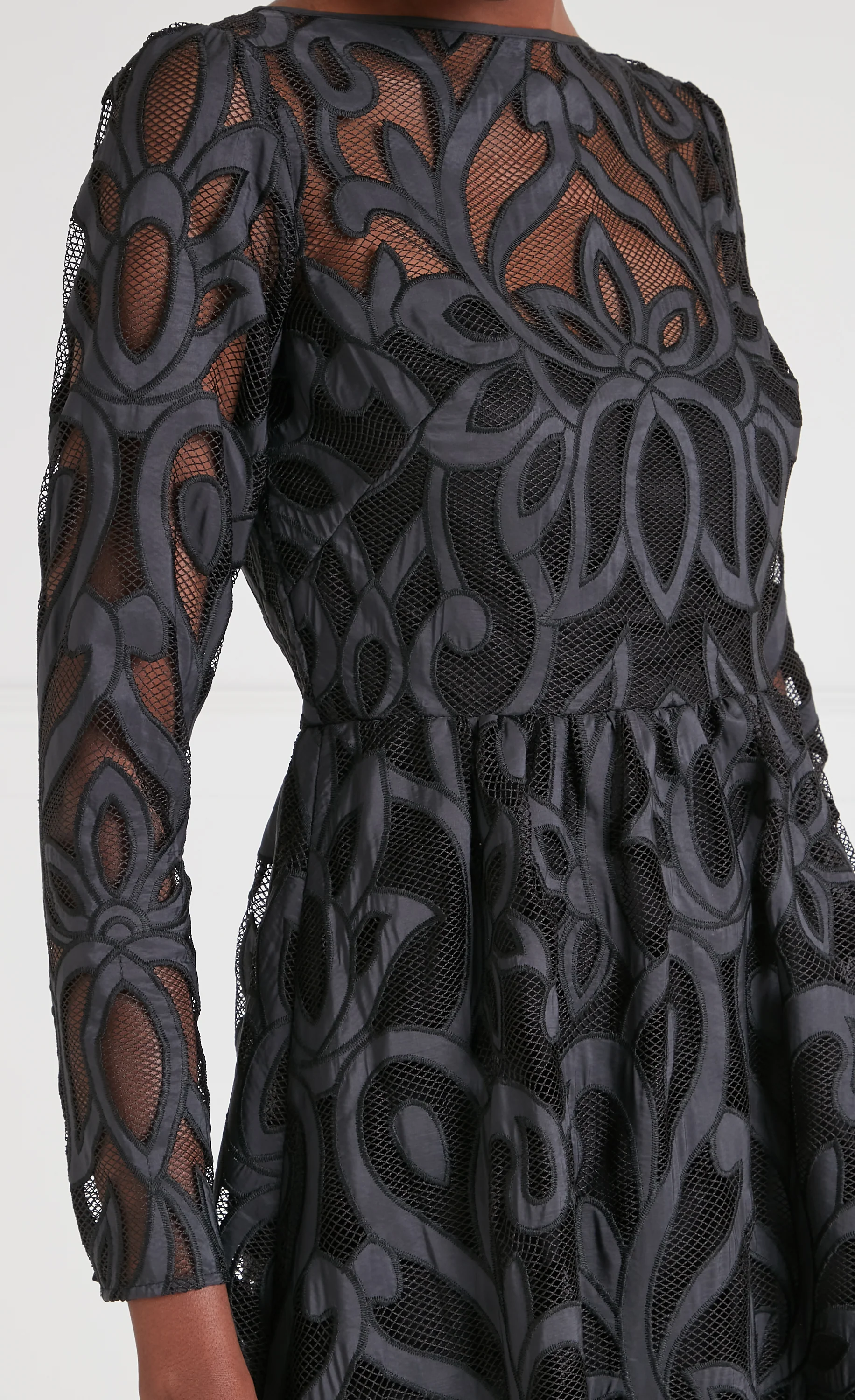 Louis Mini Dress - Black - Image 5