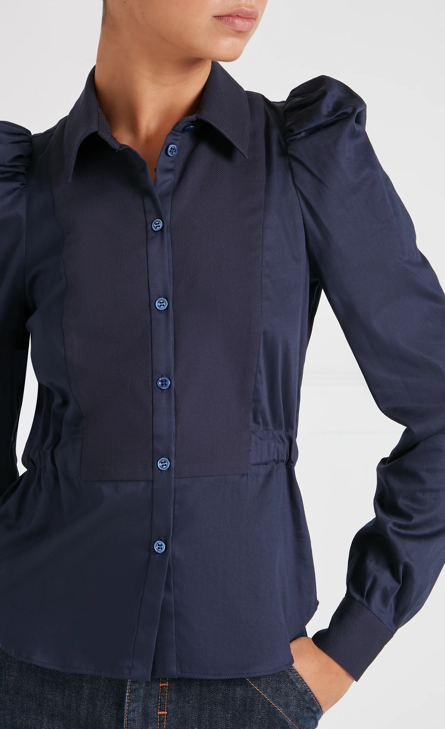 Lucien Shirt - Navy - Image 6