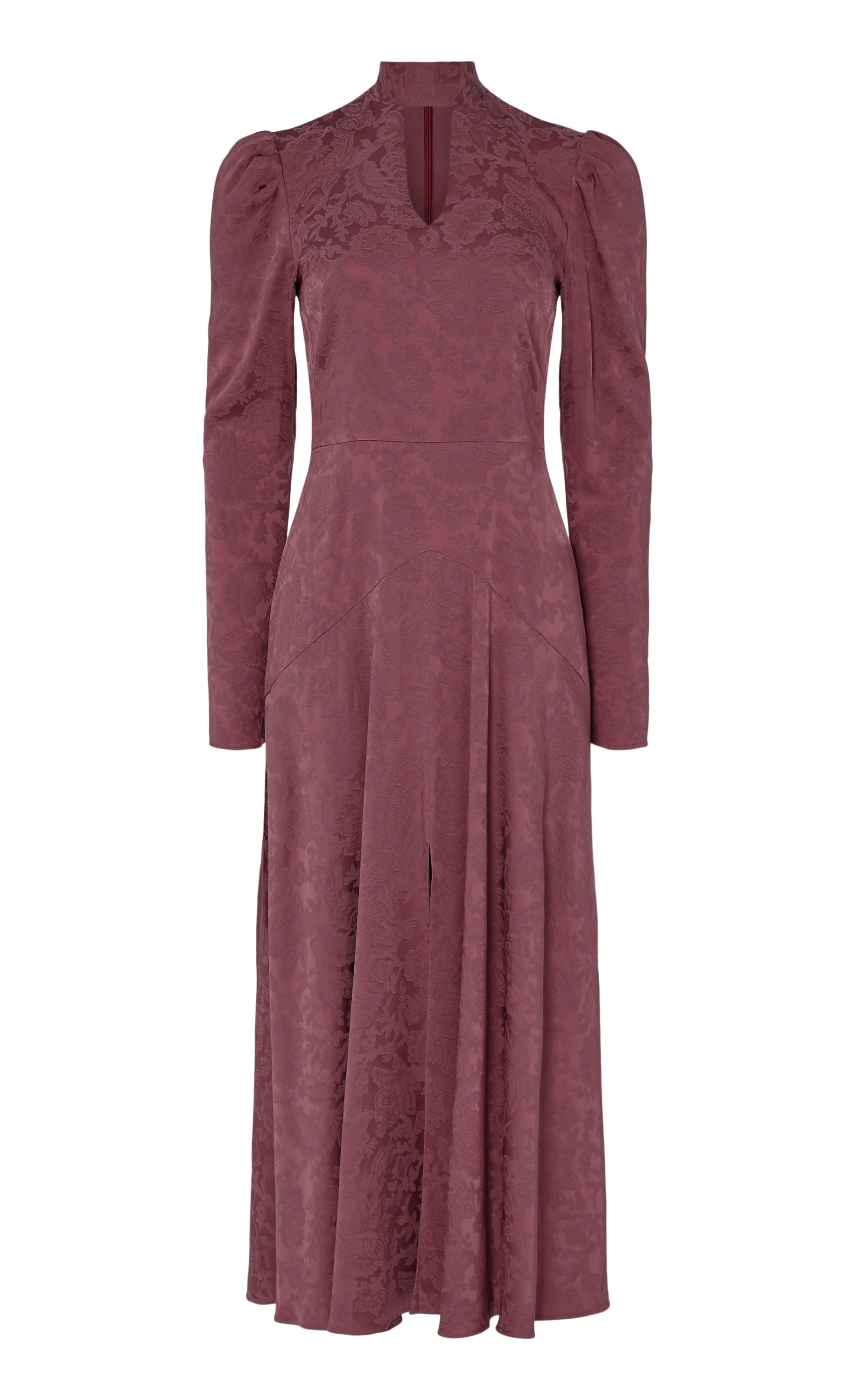 Madame Split Dress - Dark Amethyst