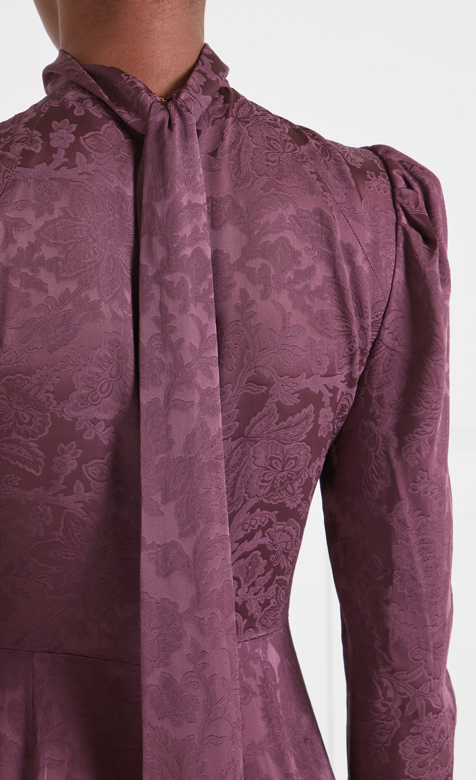 Madame Split Dress - Dark Amethyst - Image 6