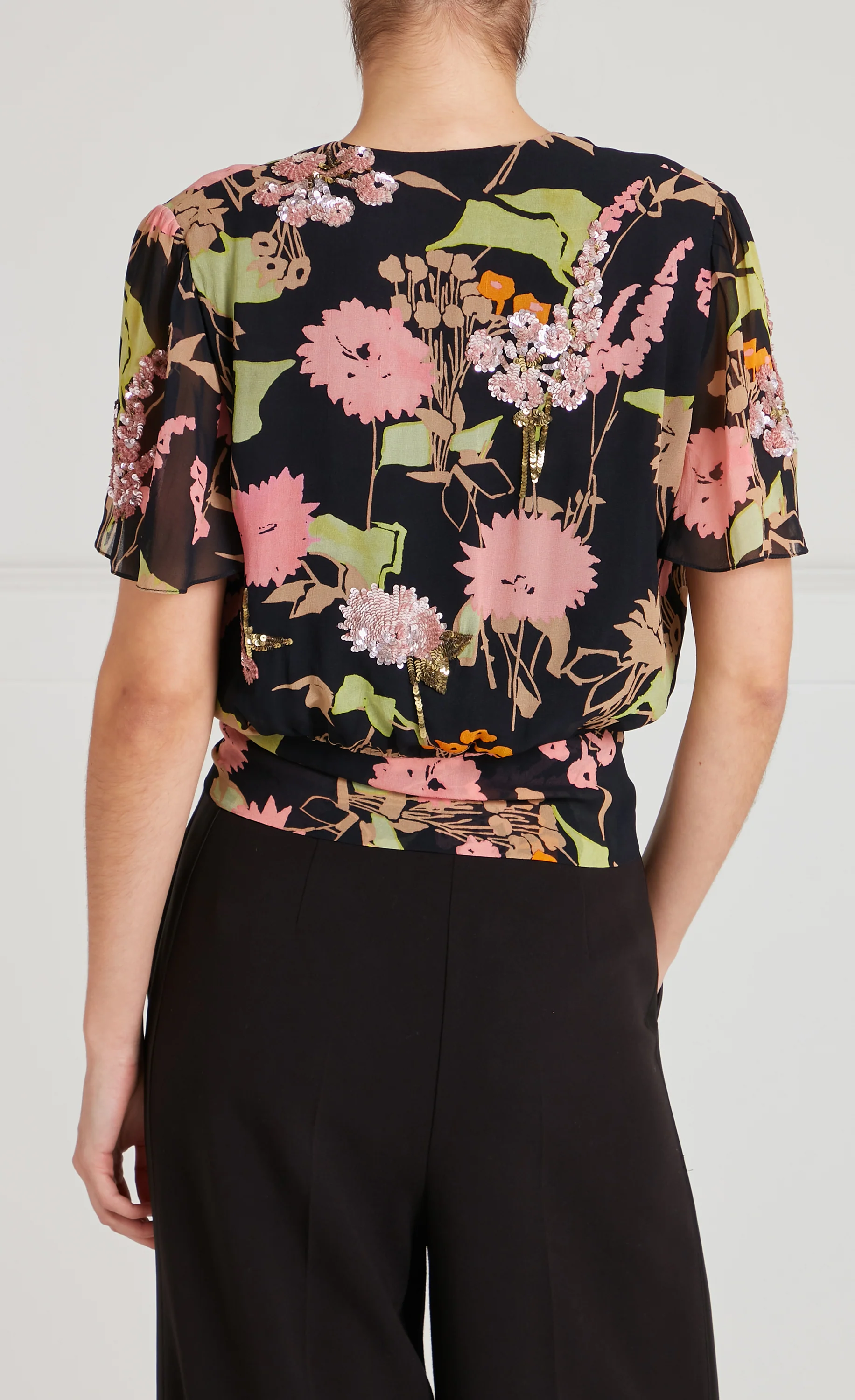 Maisie Blouse - Black Mix - Image 5