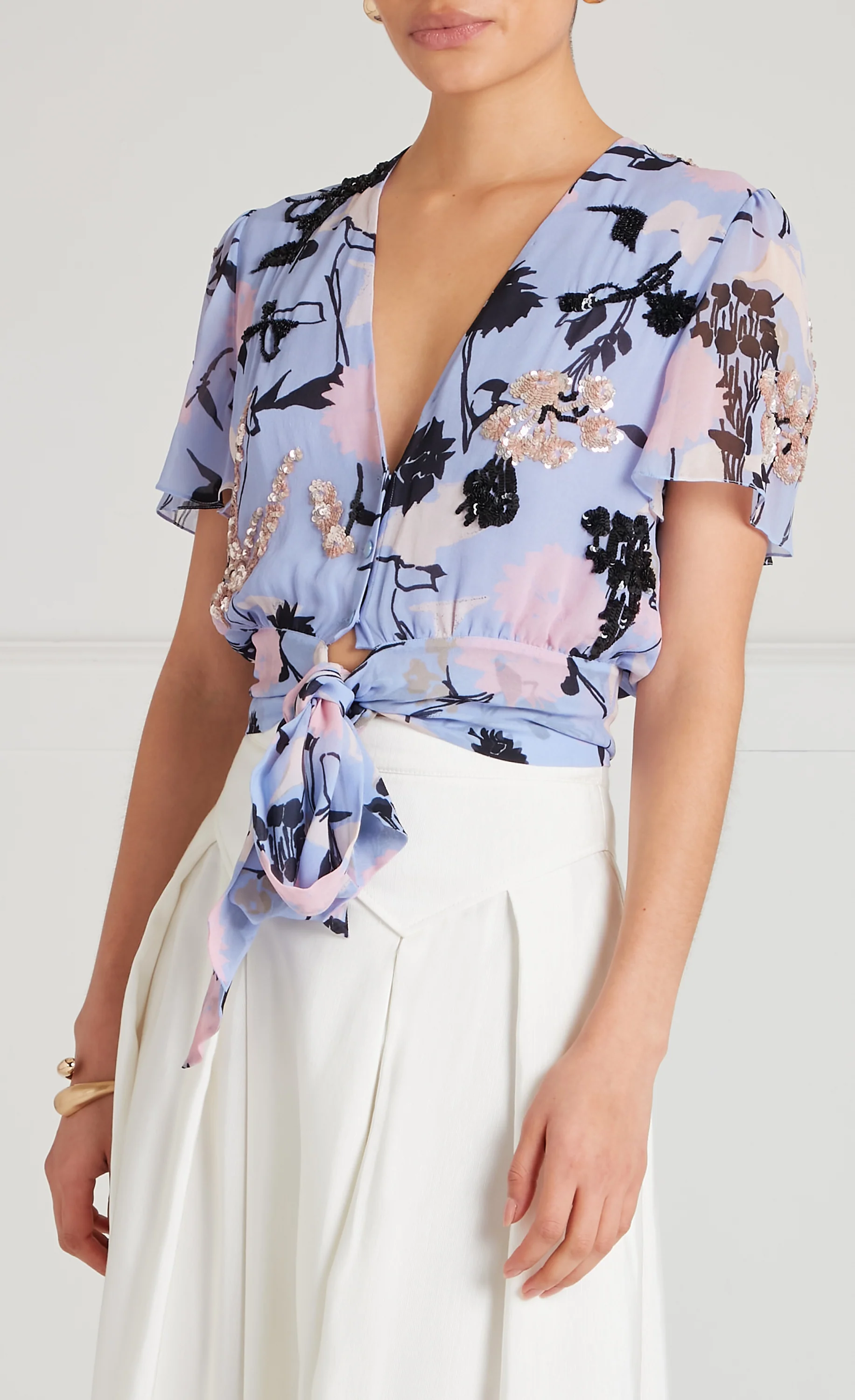 Maisie Blouse - Lavender Blue - Image 2