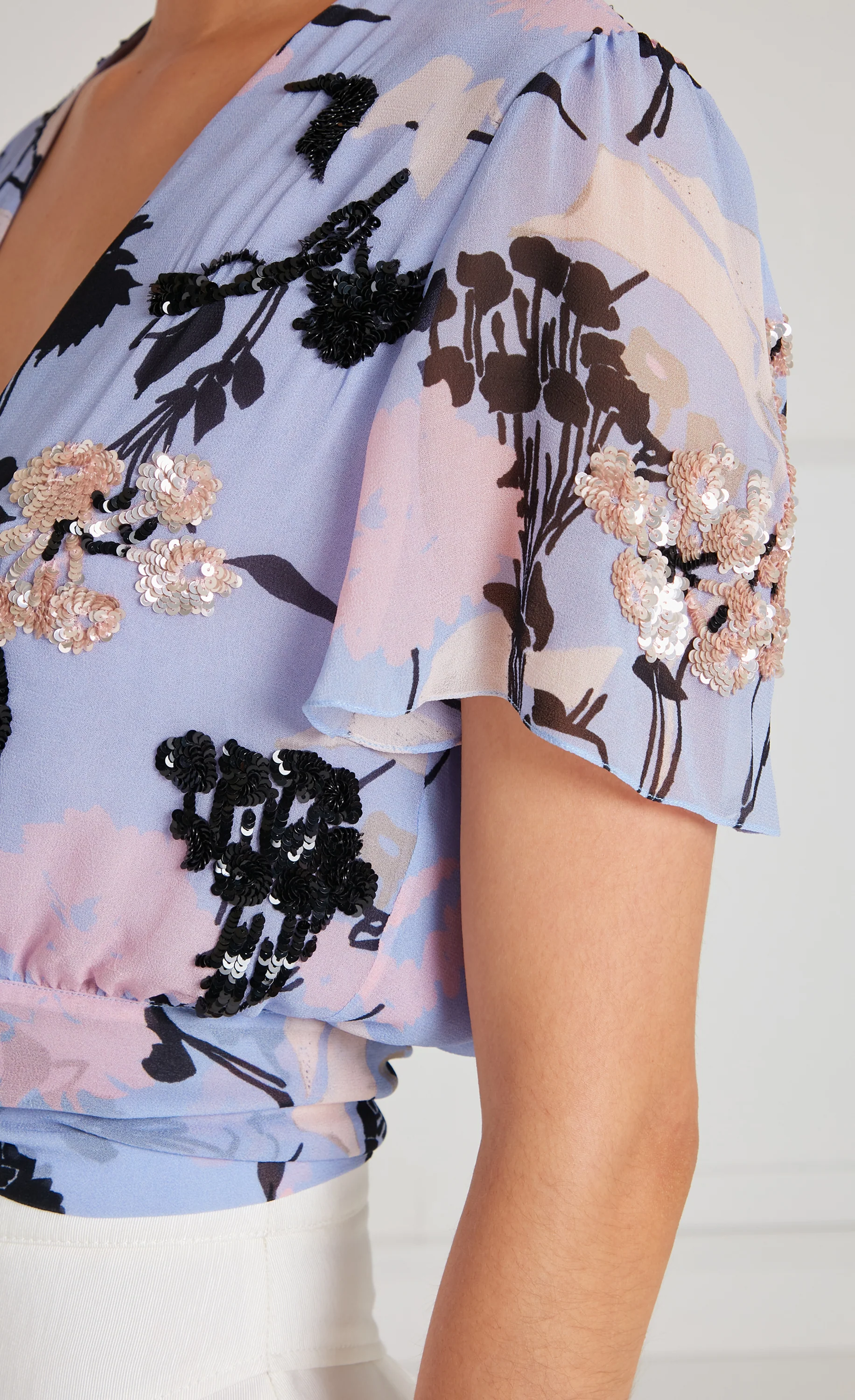 Maisie Blouse - Lavender Blue - Image 6