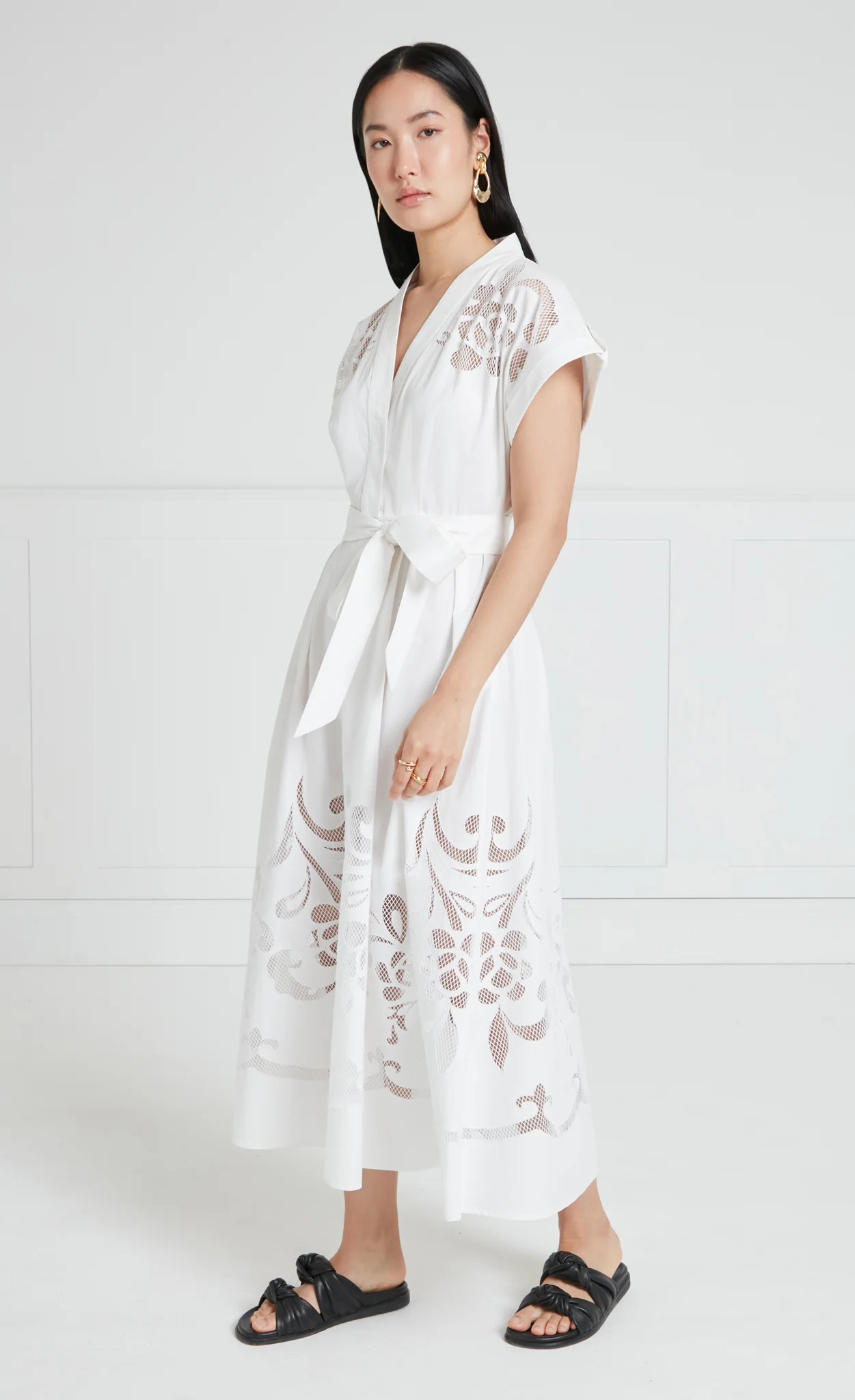 Nelle Dress - White - Image 3