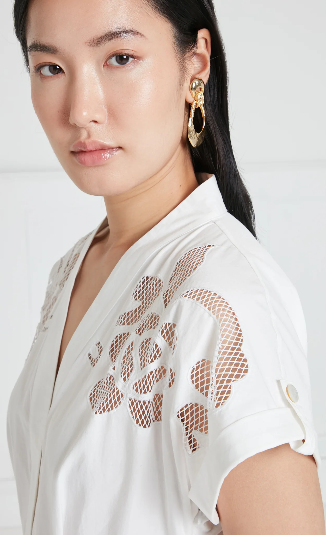 Nelle Dress - White - Image 5