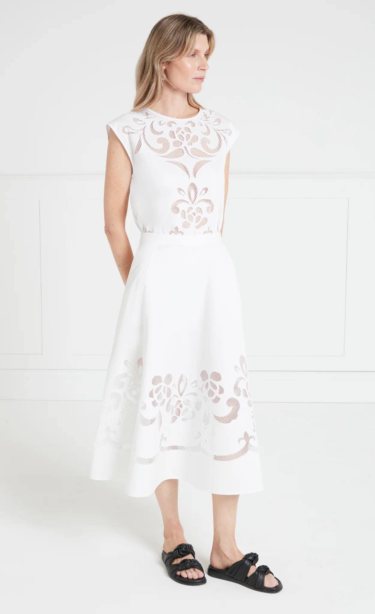Nelle Skirt - White - Image 3