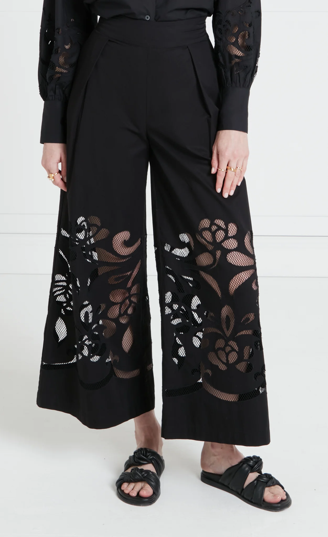 Nelle Trousers - Black - Image 3