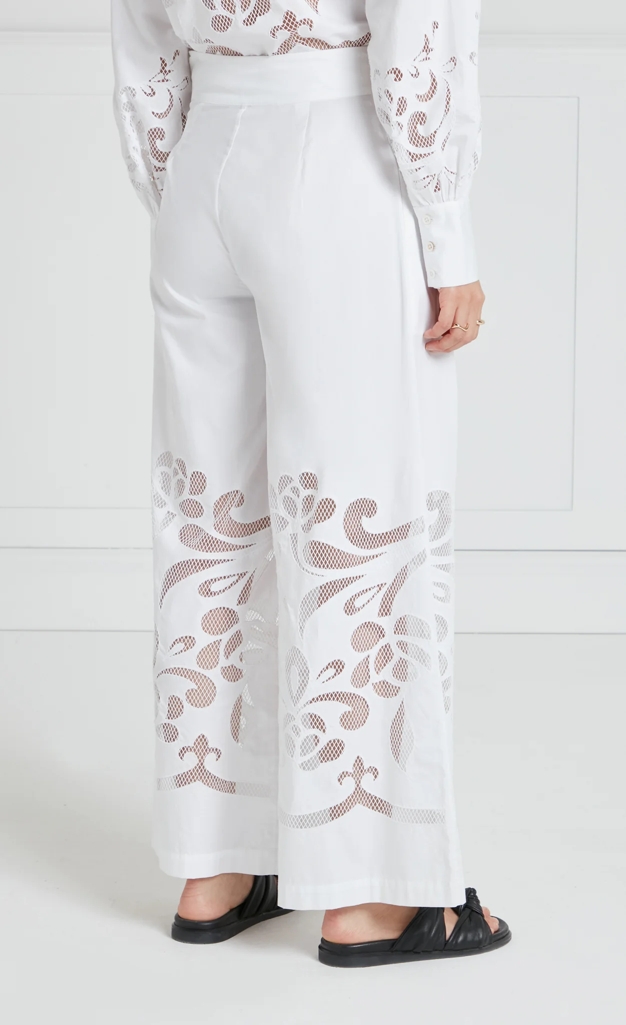 Nelle Trousers - White - Image 5