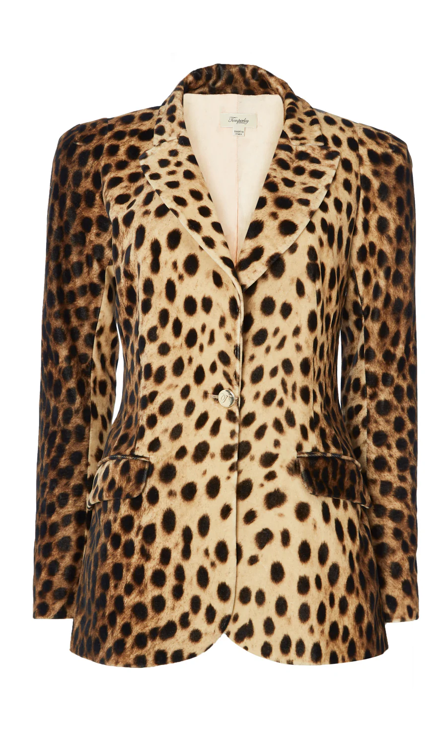 Nemera Velvet Jacket - Leopard Print