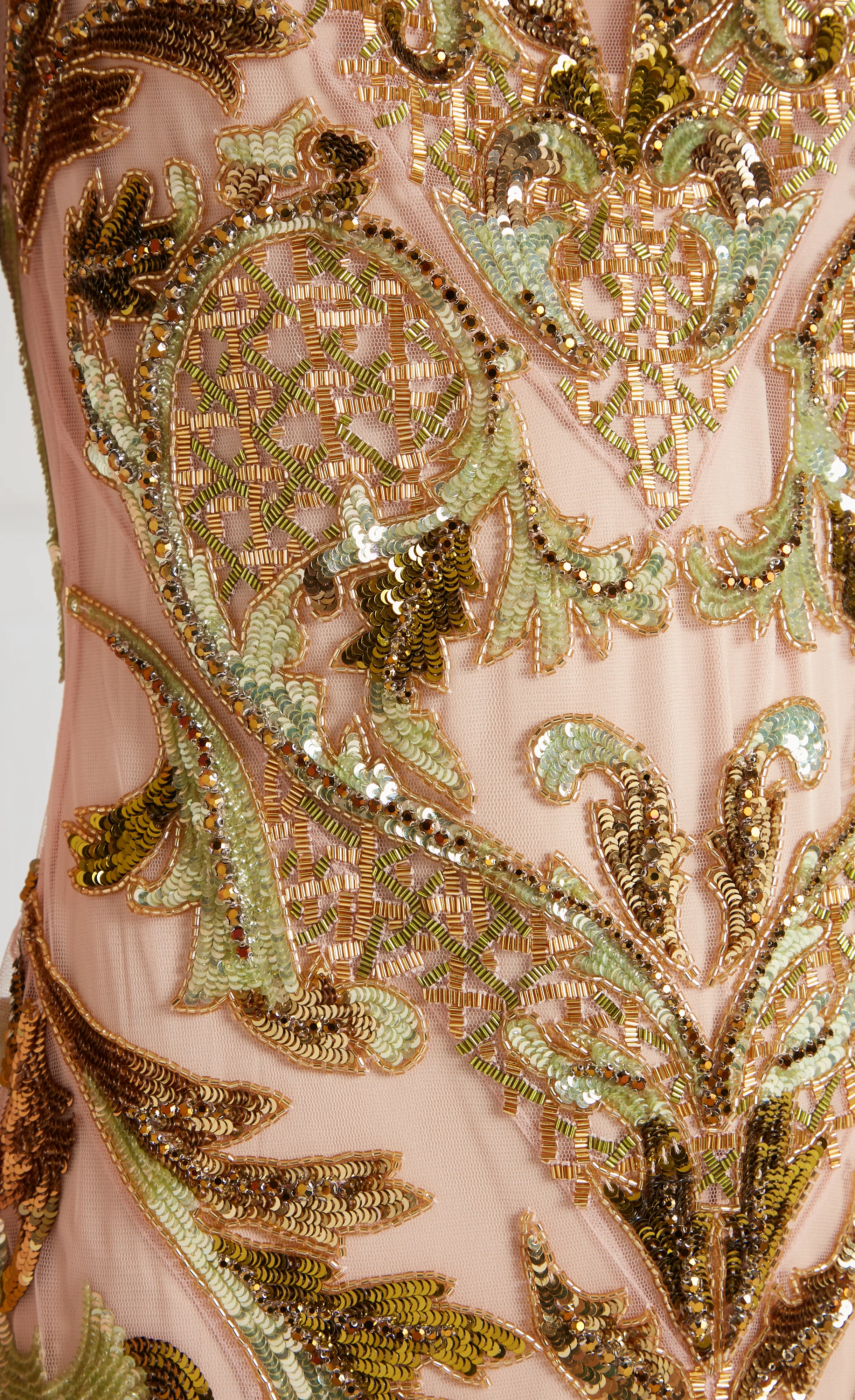 Novella Embellished Gown - Gold - Image 7