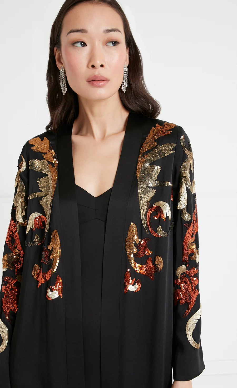 Novella Kimono - Black - Image 5