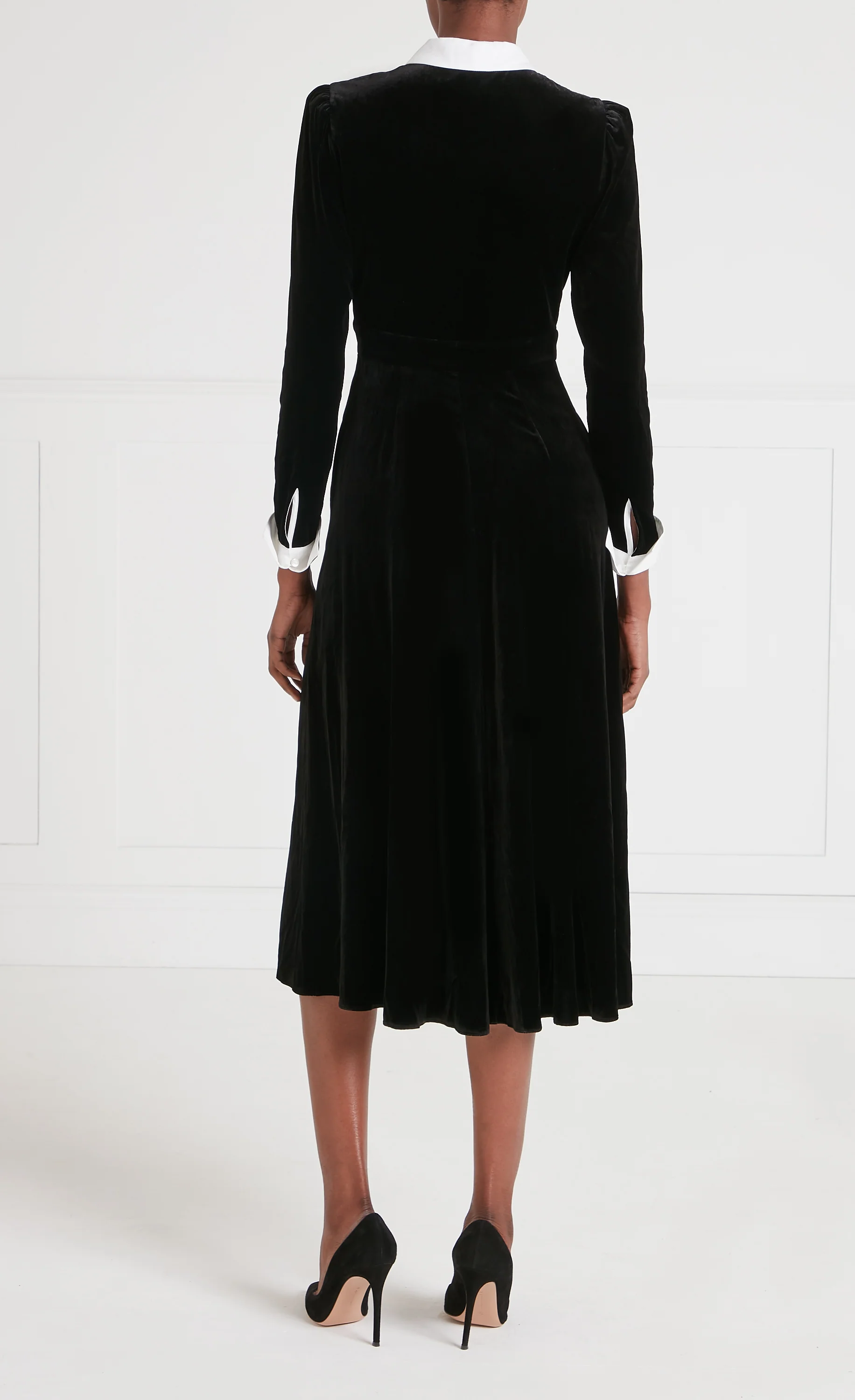 Pompidou Bib Dress - Black - Image 4