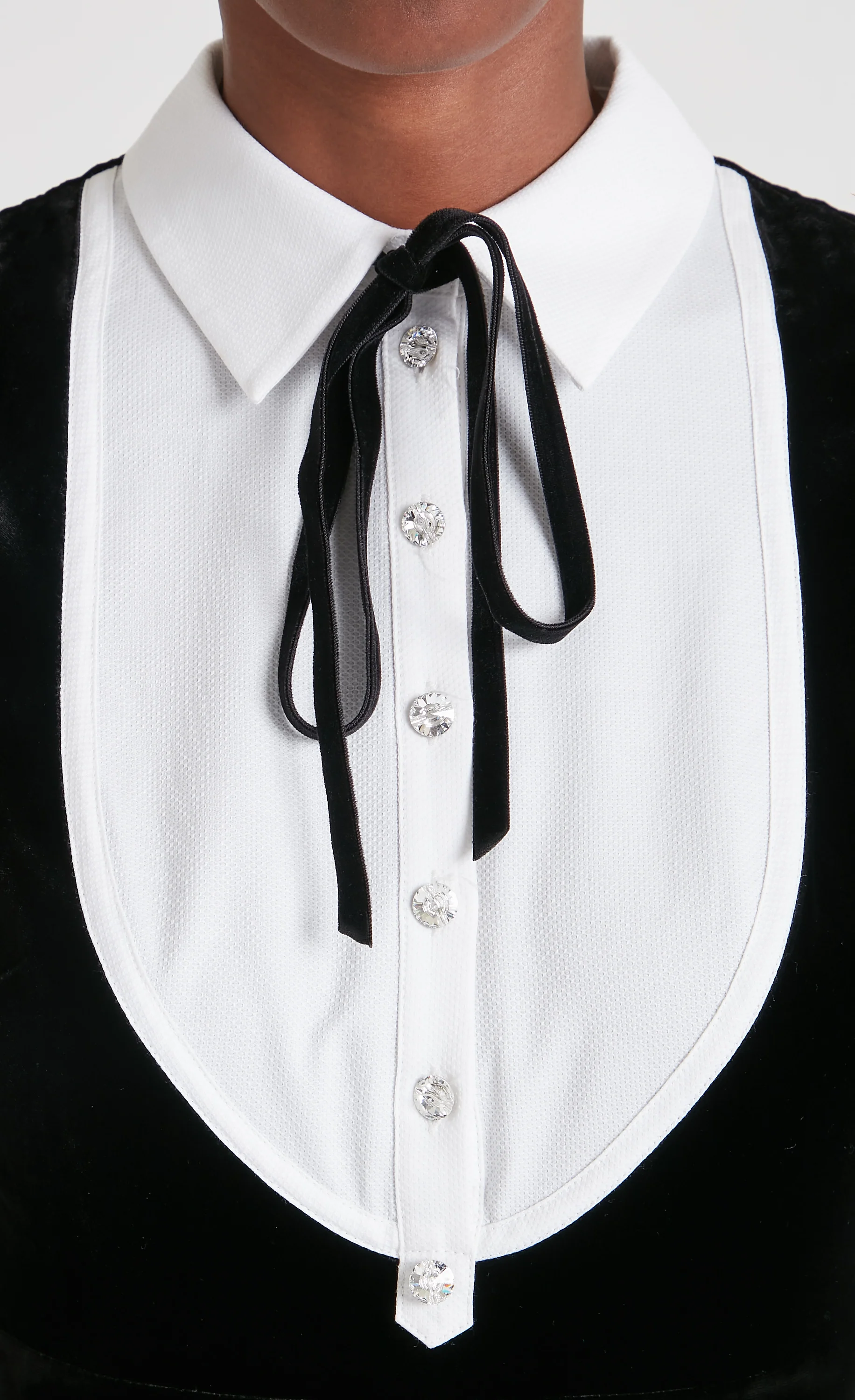 Pompidou Bib Dress - Black - Image 5
