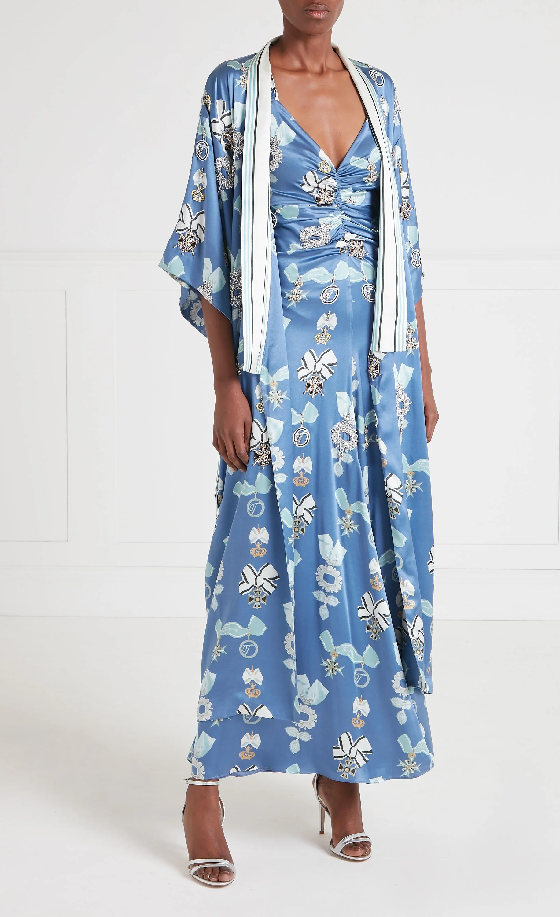 Reina Kimono - Harbour Blue - Image 2