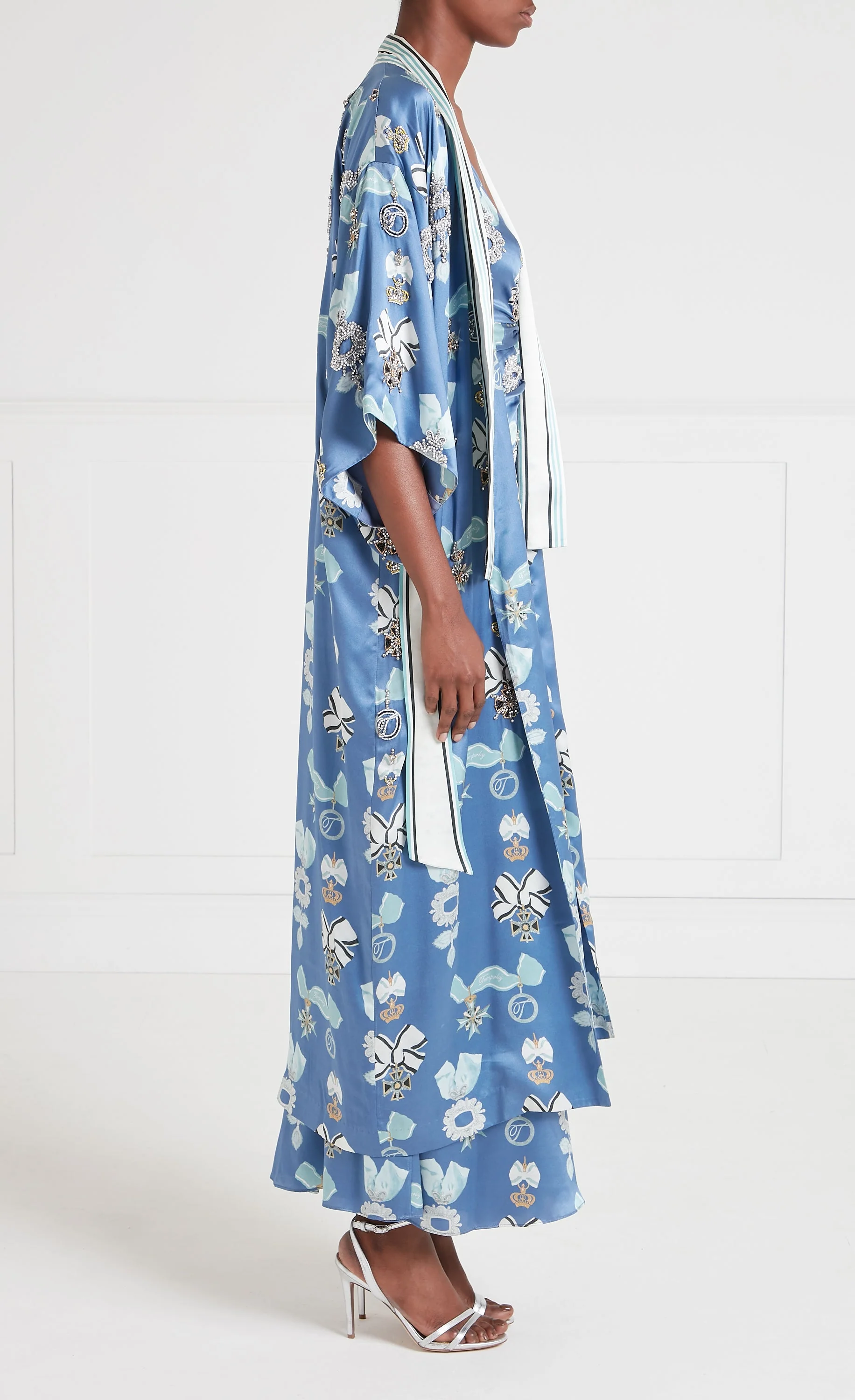 Reina Kimono - Harbour Blue - Image 3