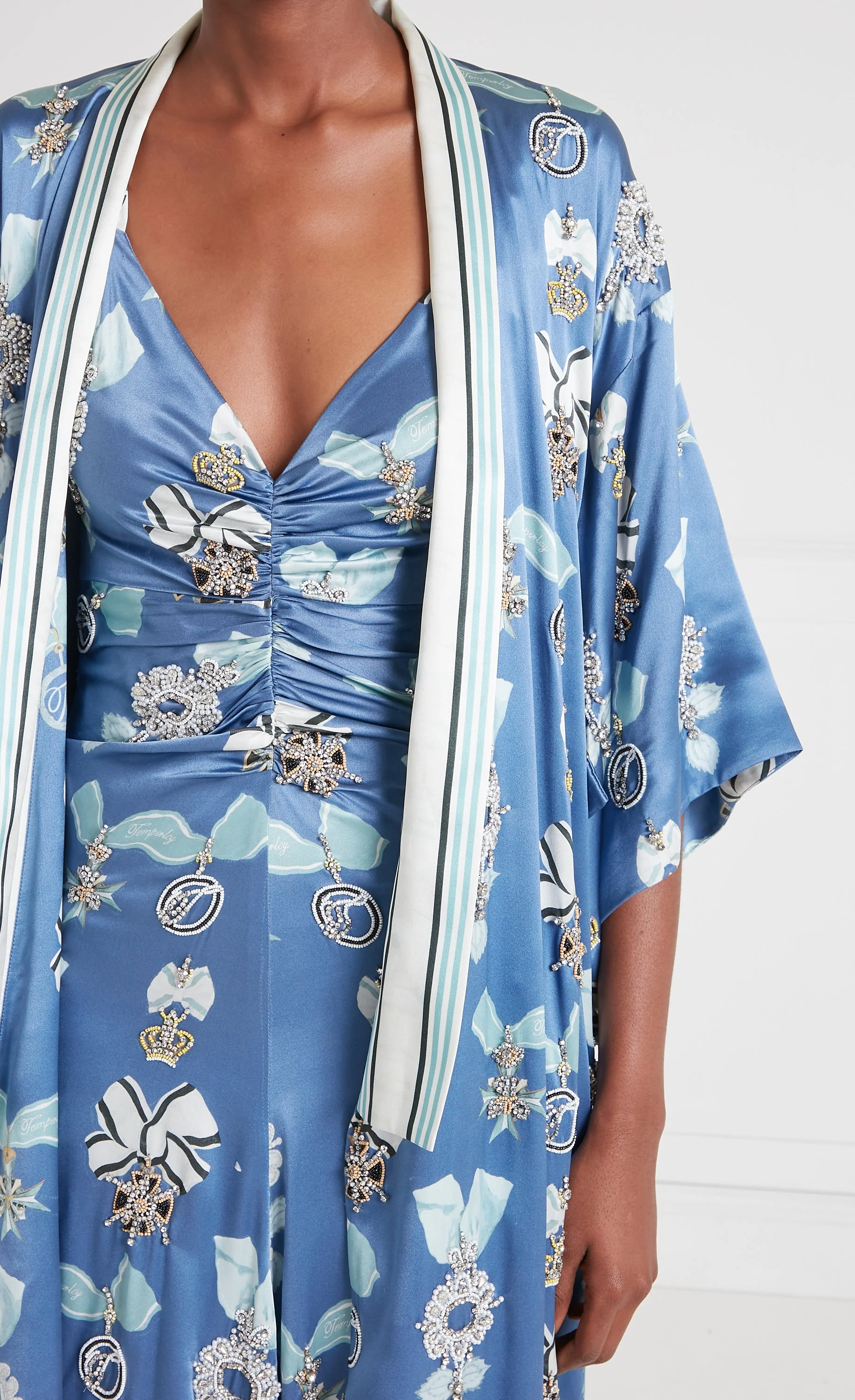 Reina Kimono - Harbour Blue - Image 5