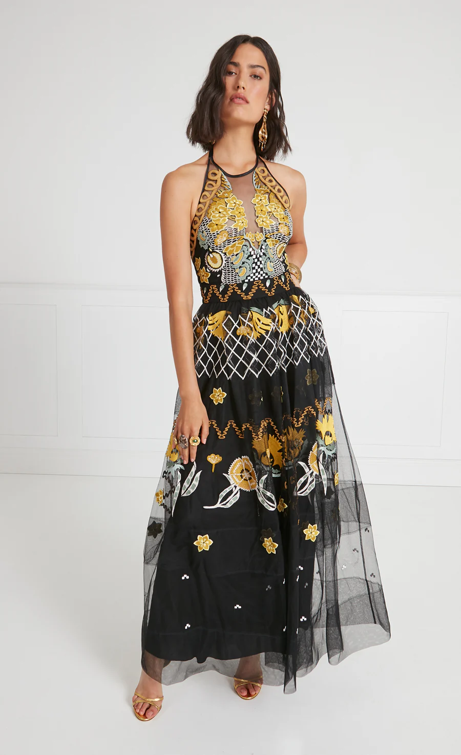 Remi Halter Dress - Black - Image 2