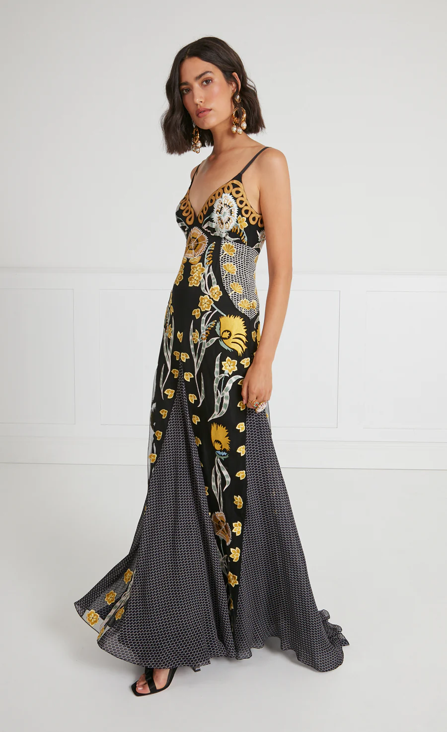Remi Strappy Dress - Black - Image 3