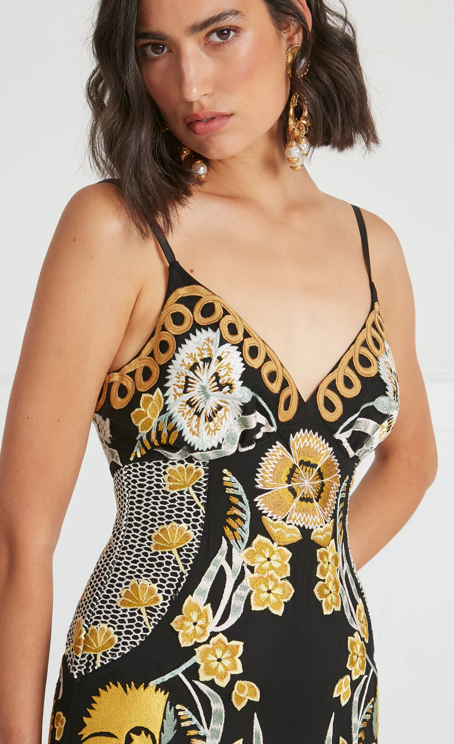 Remi Strappy Dress - Black - Image 5