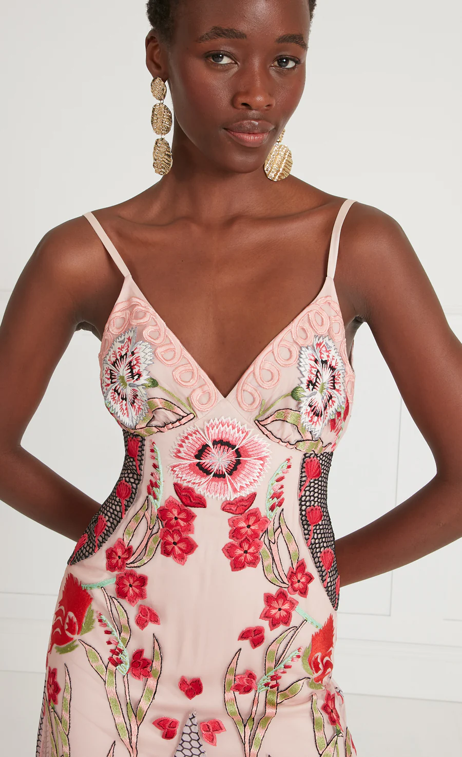 Remi Strappy Dress - Blush - Image 5