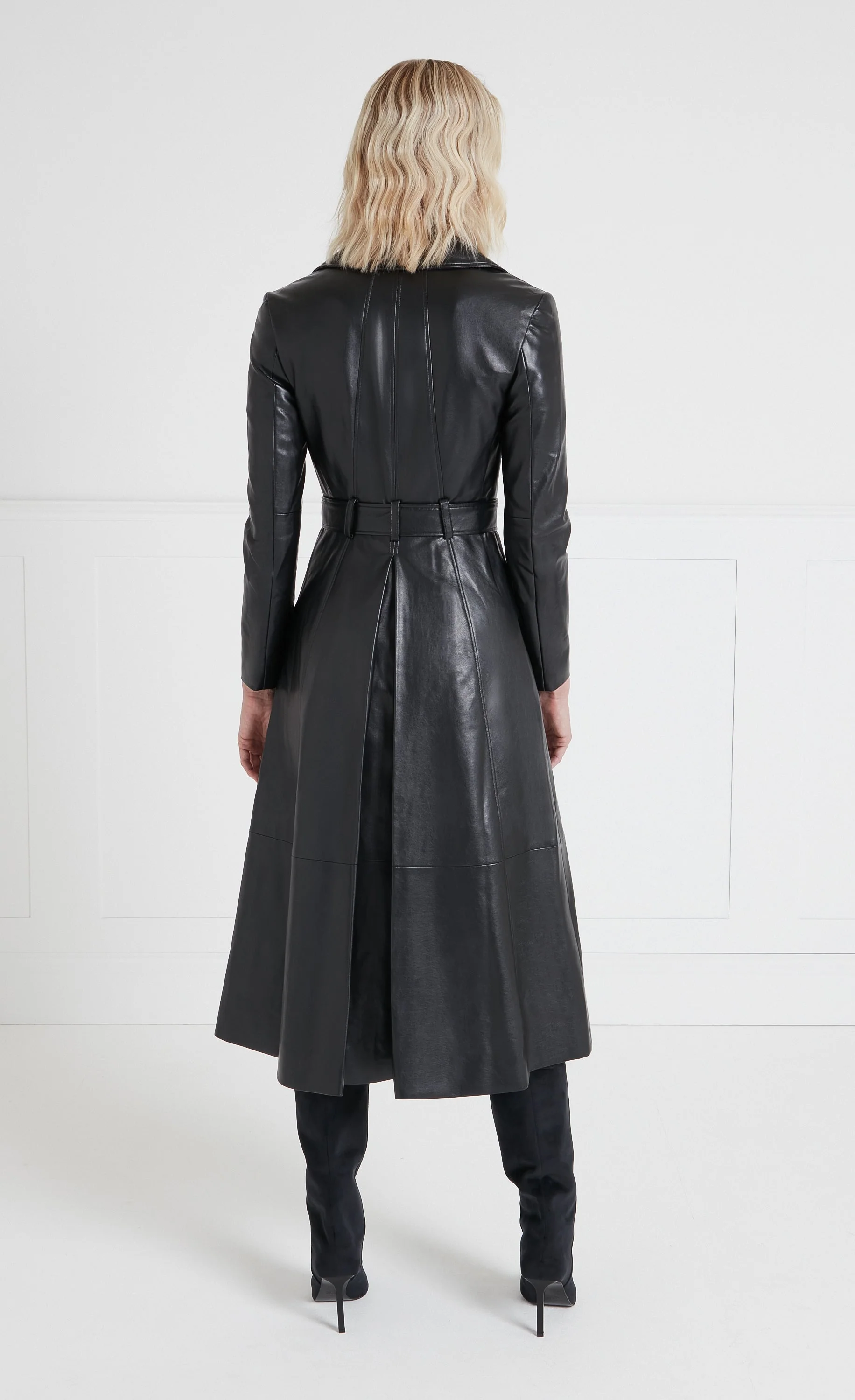 Reynaldo Trench Coat - Black - Image 4
