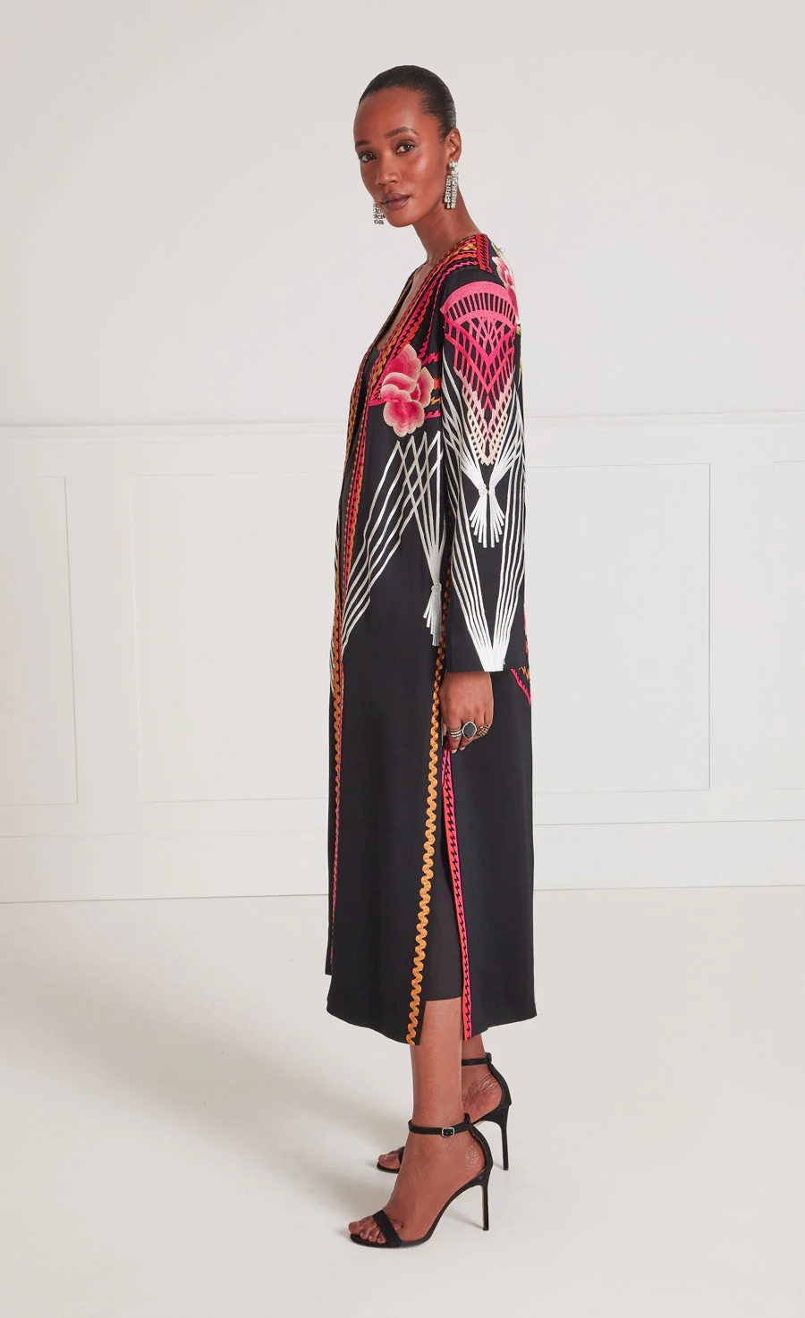 Romina Kimono - Black - Image 4