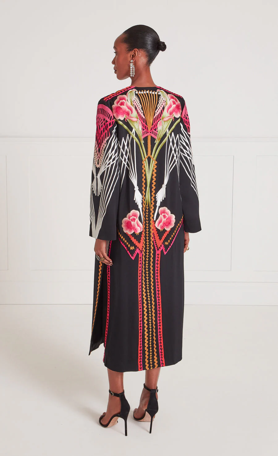 Romina Kimono - Black - Image 5