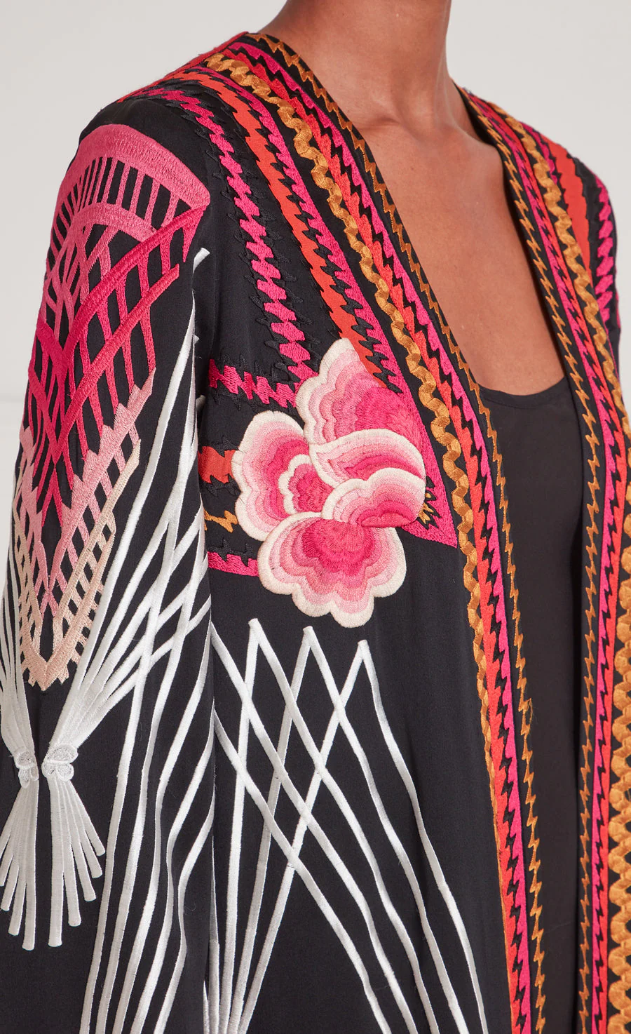 Romina Kimono - Black - Image 6